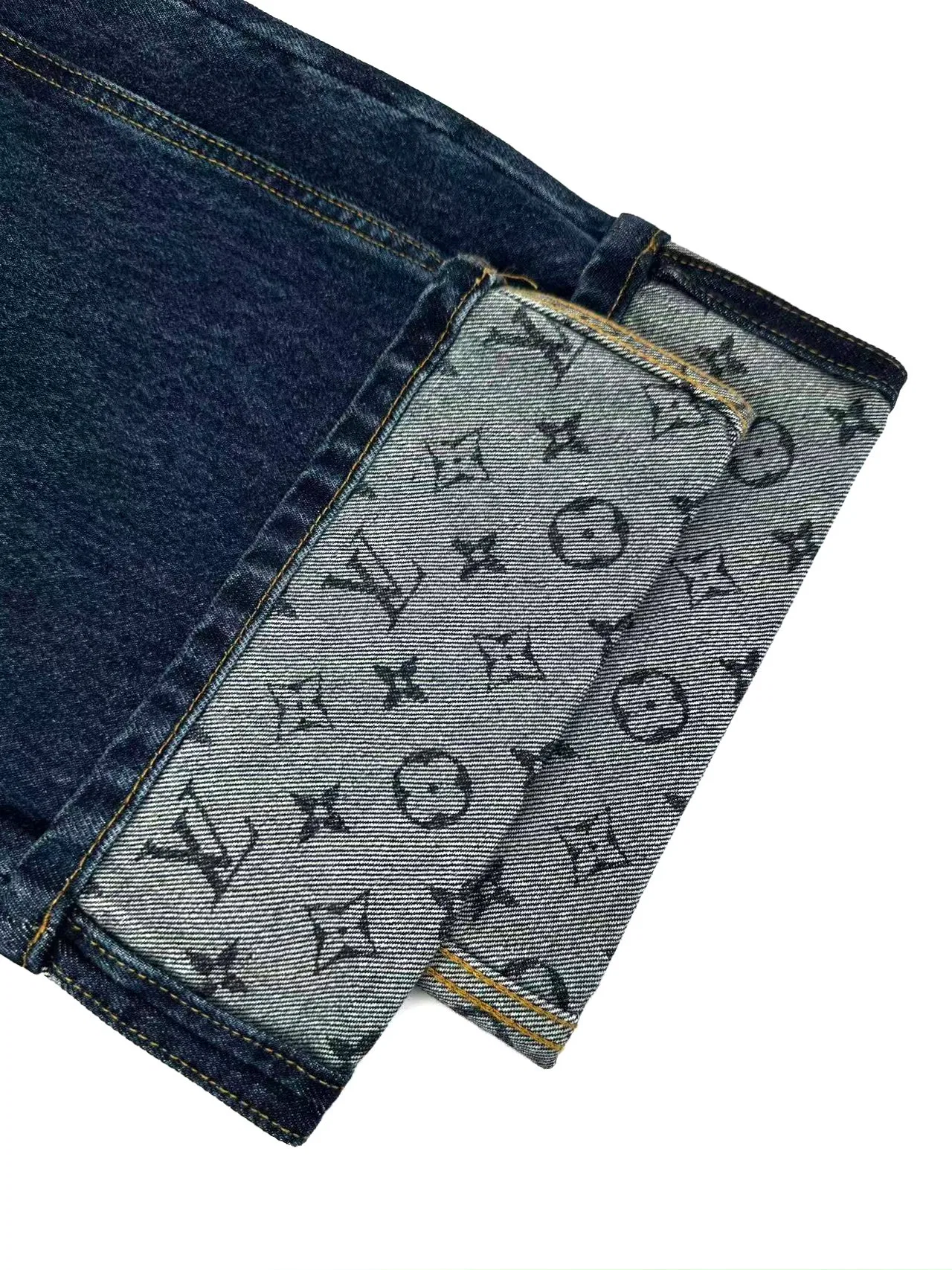 LV 27FW VAAUBHZ 001 데님팬츠 5