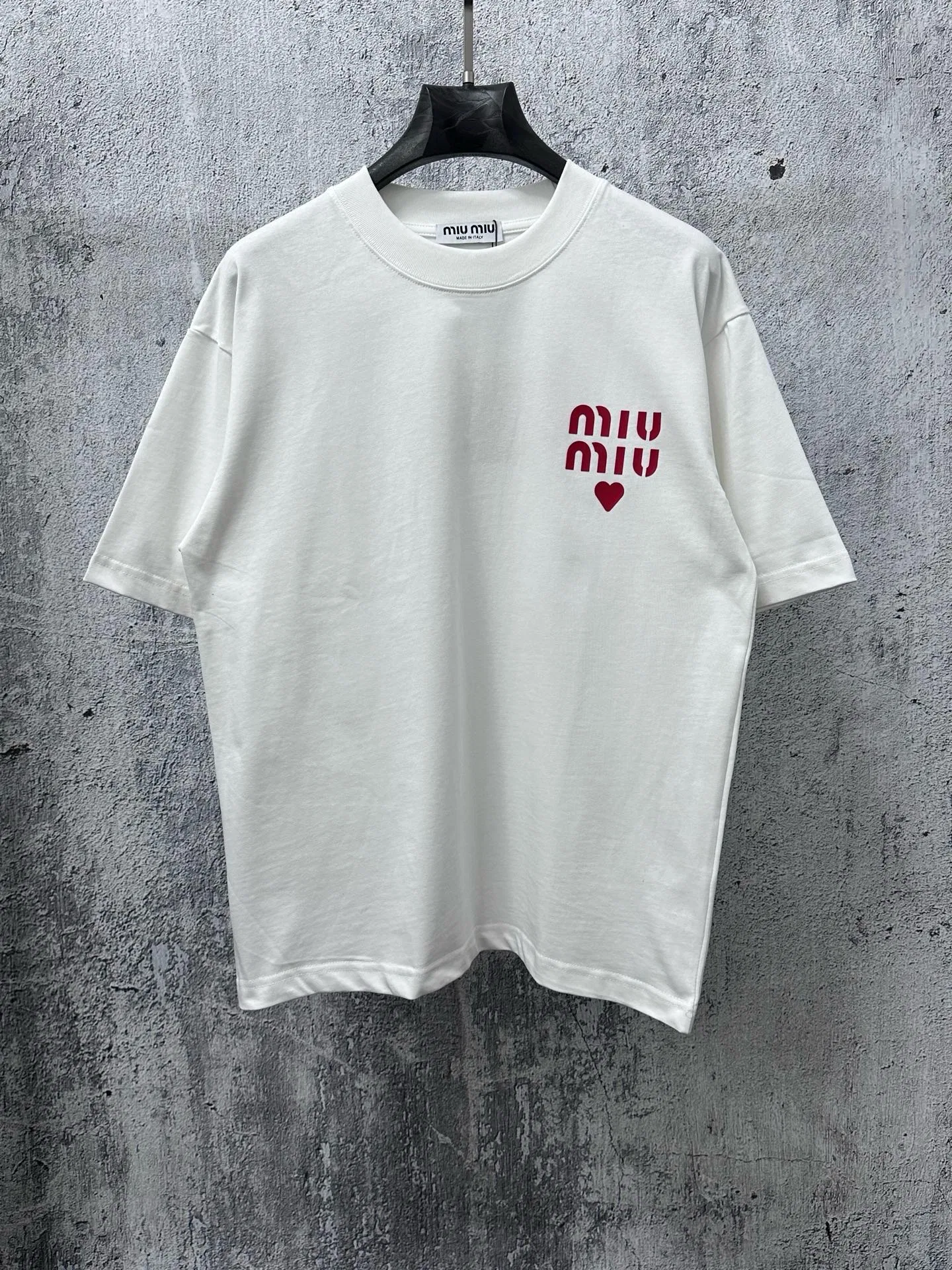 MIU 27FW DJHWJSS 009 반팔티셔츠