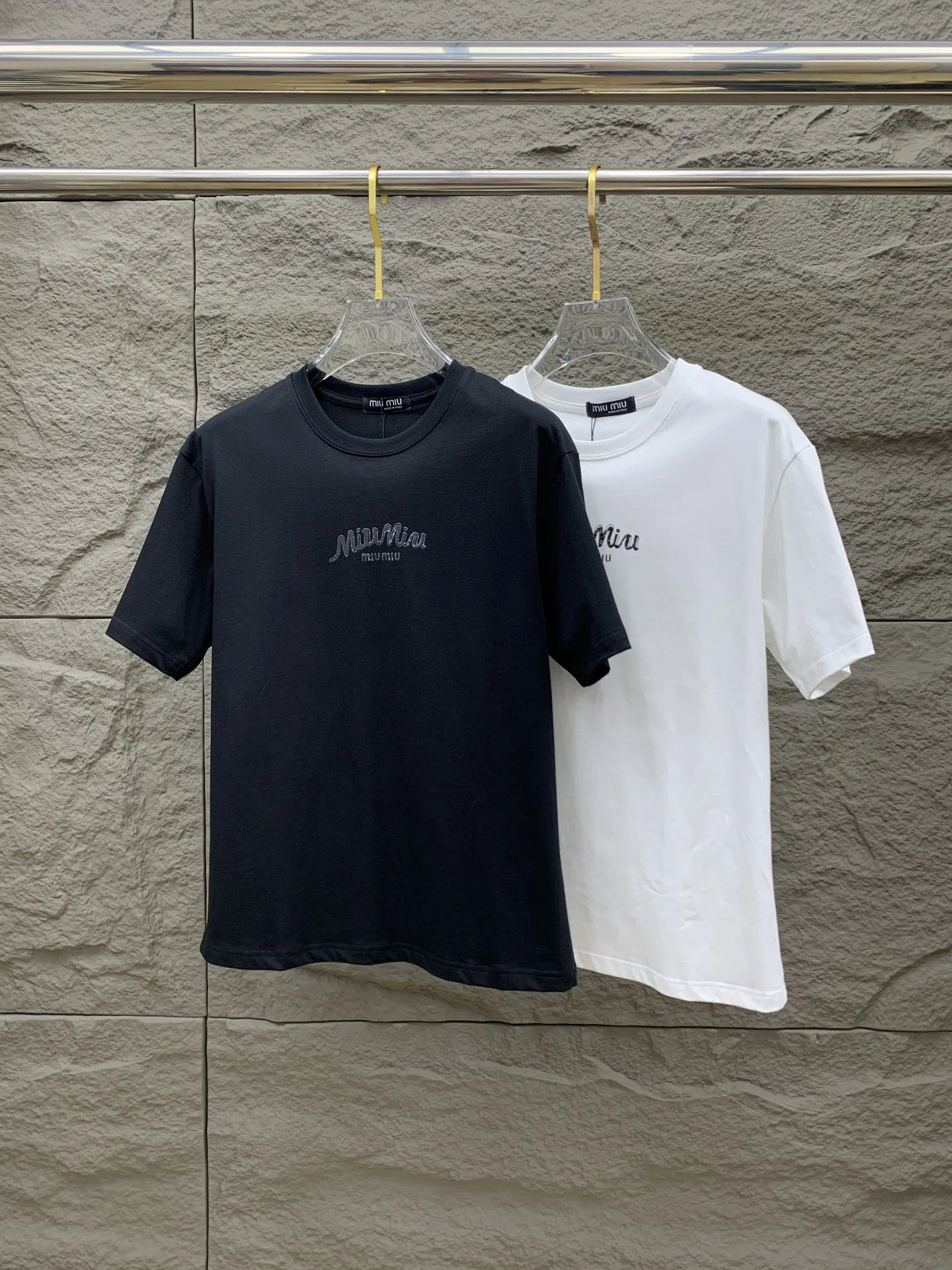 MIU 27FW FAYYDZK 001 반팔티셔츠