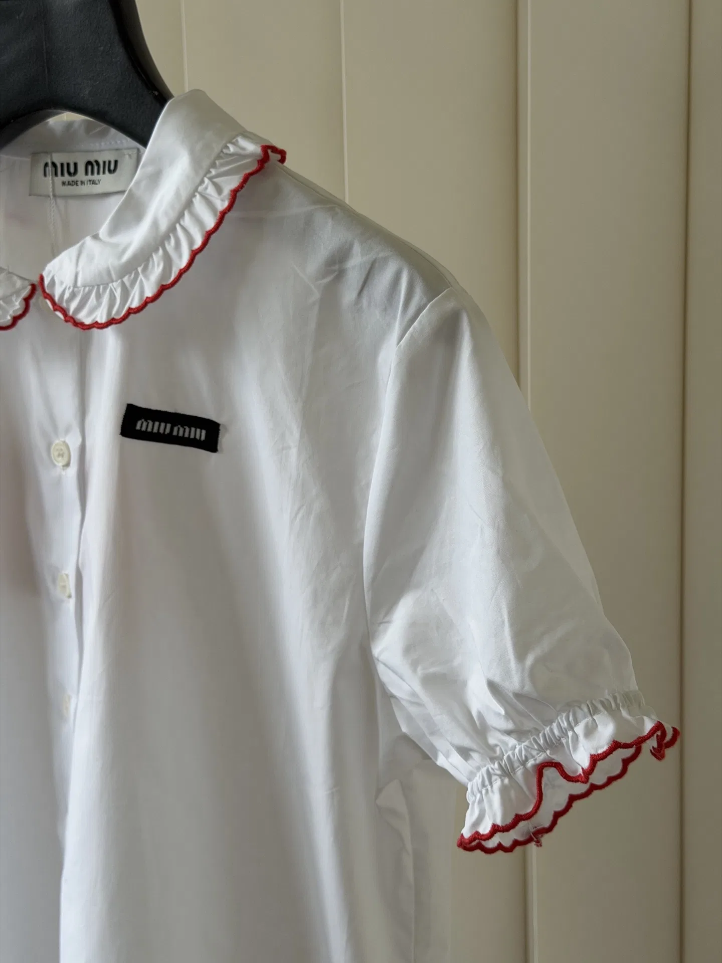 MIU 27FW FAYYDZK 002 반팔셔츠 6