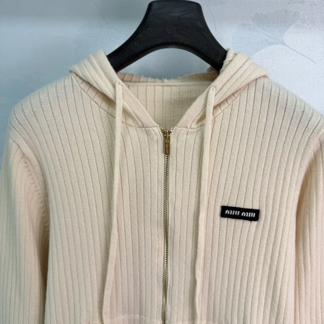 MIU 27FW FAYYDZK 012 니트집업후드 3