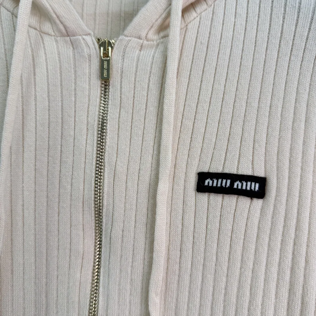 MIU 27FW FAYYDZK 012 니트집업후드 5