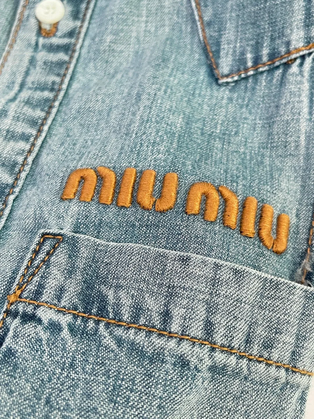 MIU 27FW OMDCLSE 014 데님조끼 5
