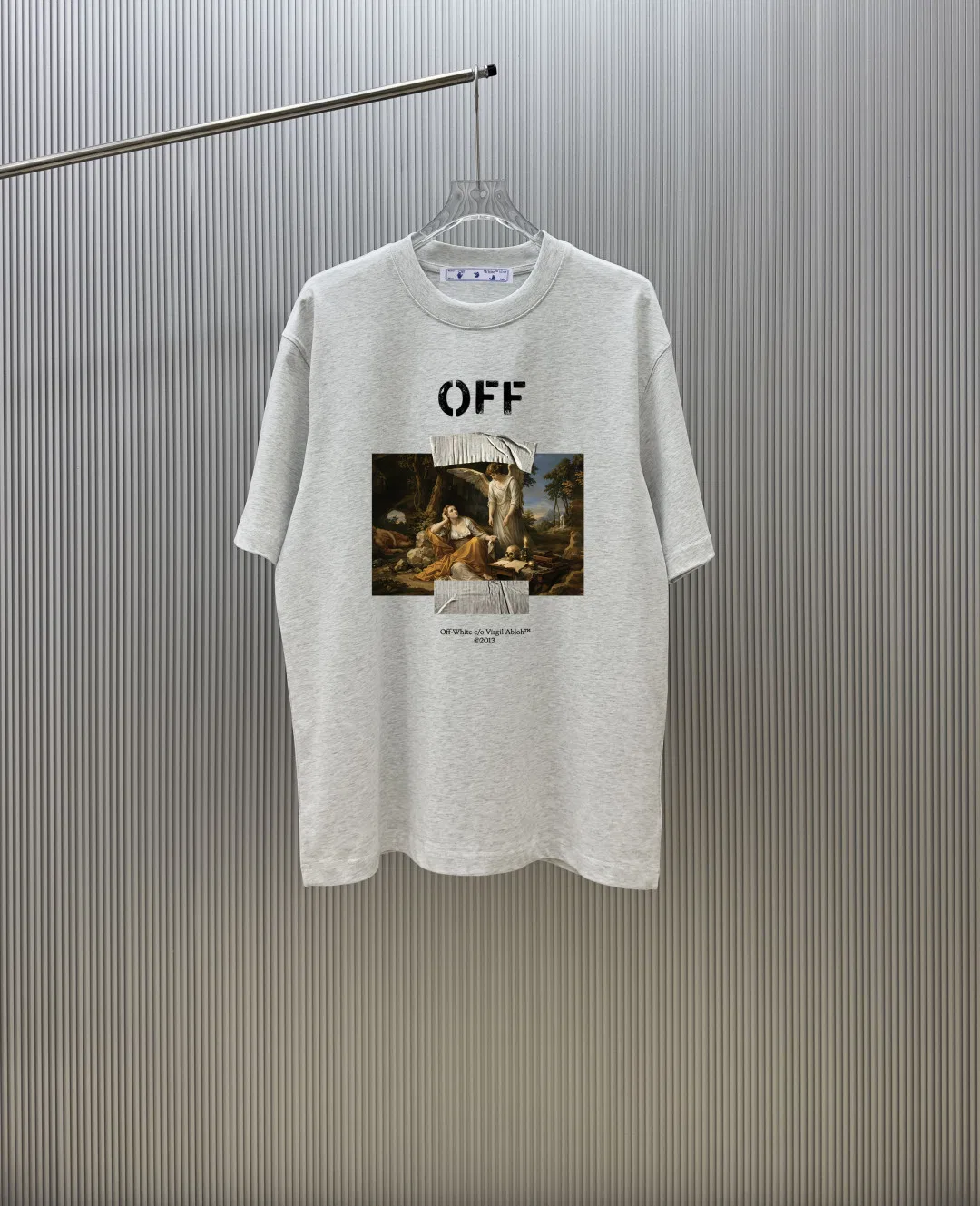 OFF 27FW RIFCQMC 001 반팔티셔츠