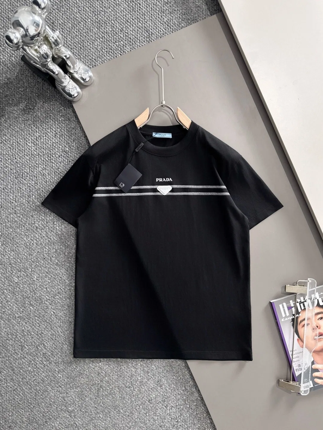 PRA 27FW GBXDNDJ 001 반팔티셔츠