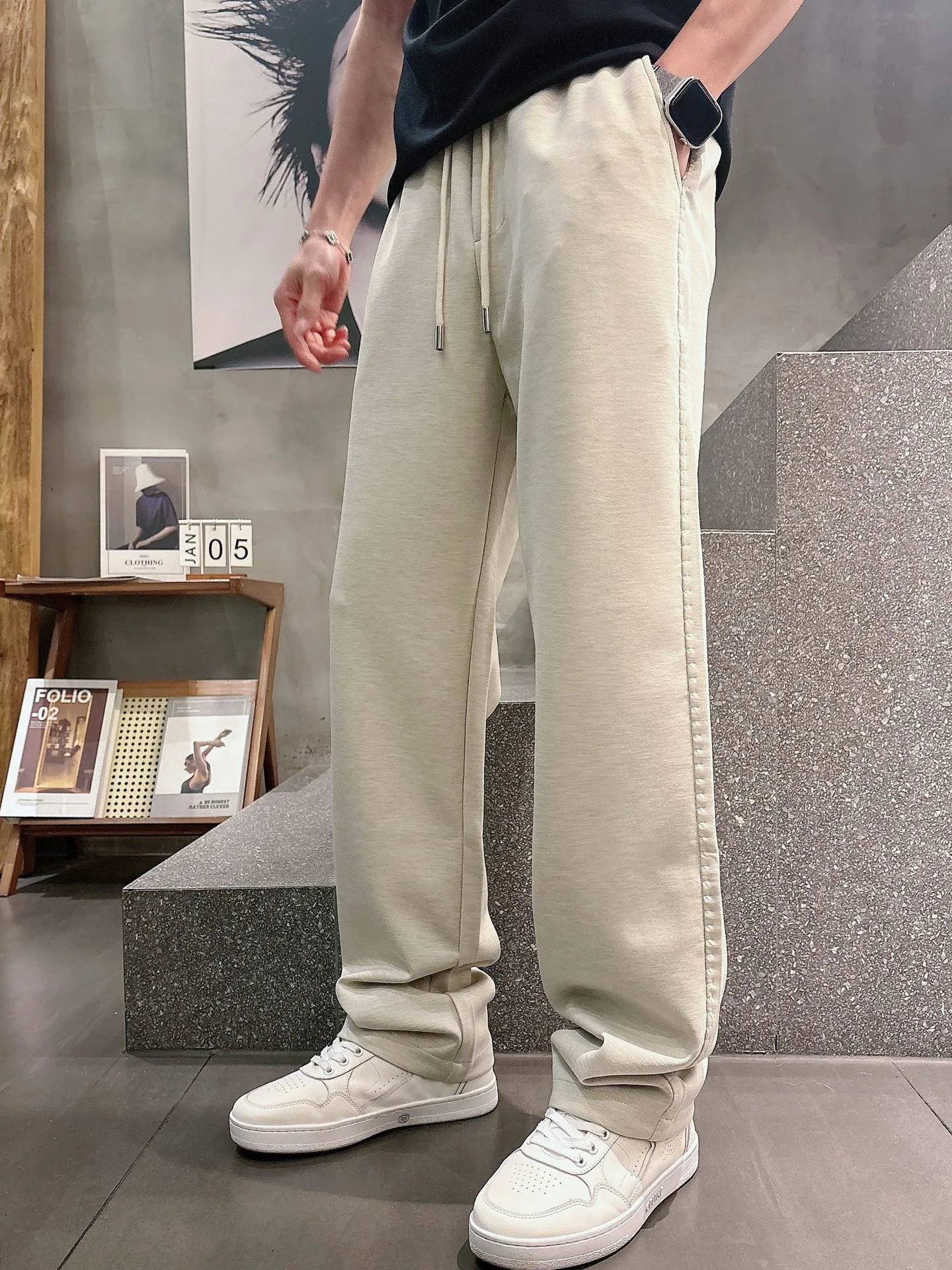 PRA 27FW GBXDNDJ 008 스웻팬츠 4