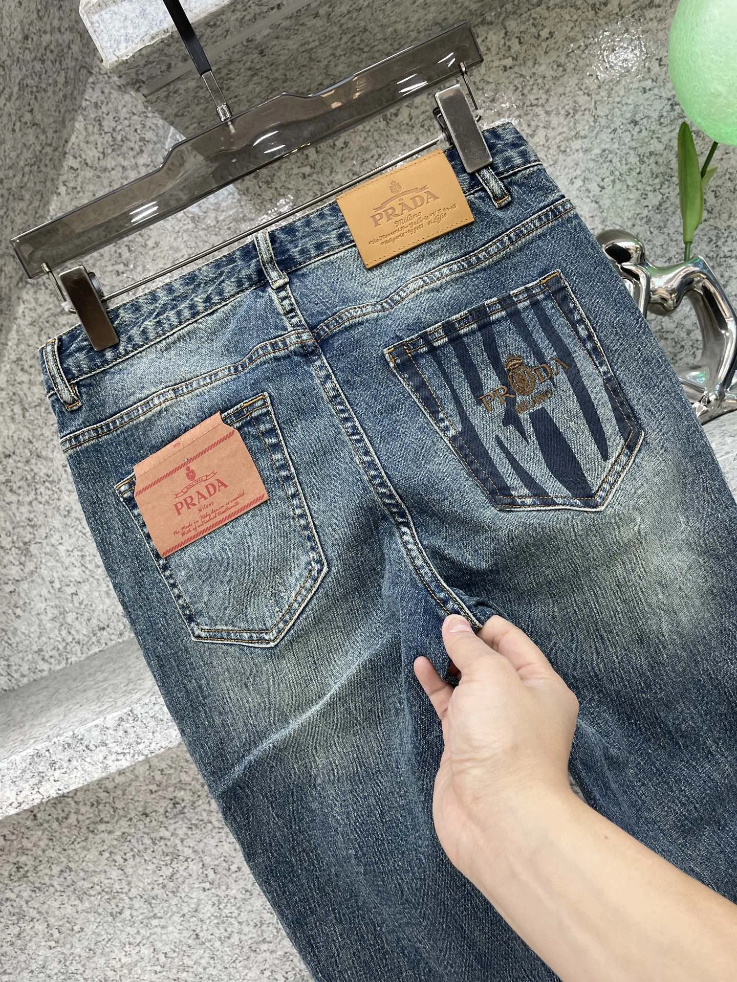 PRA 27FW HEQHVUV 018 데님팬츠 5