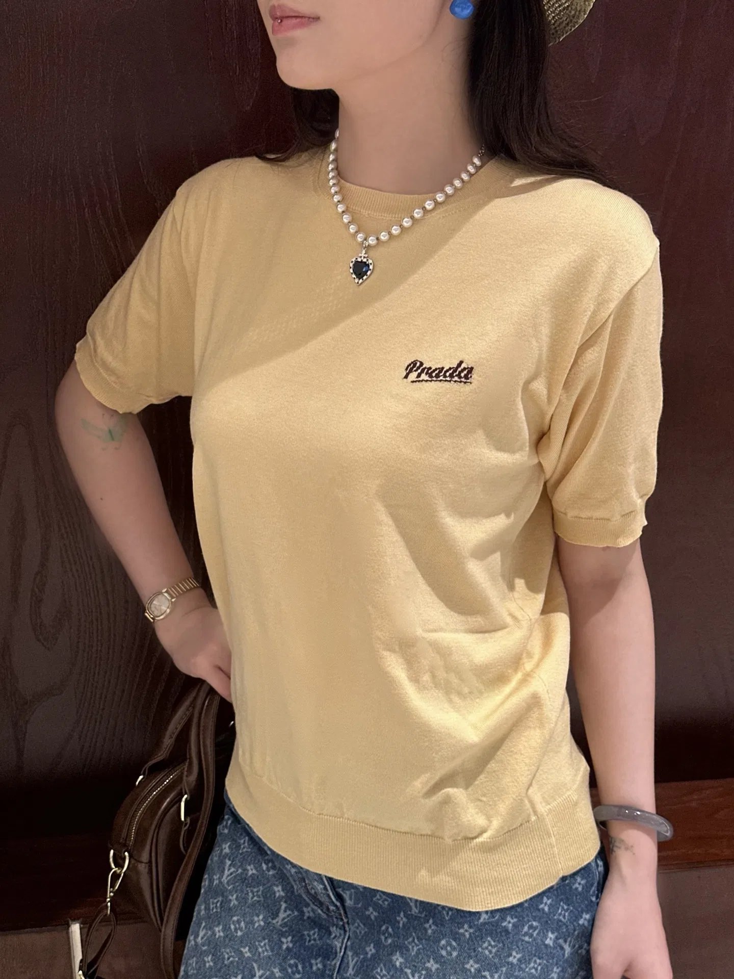 PRA 27FW YQWABGQ 010 반팔니트 4