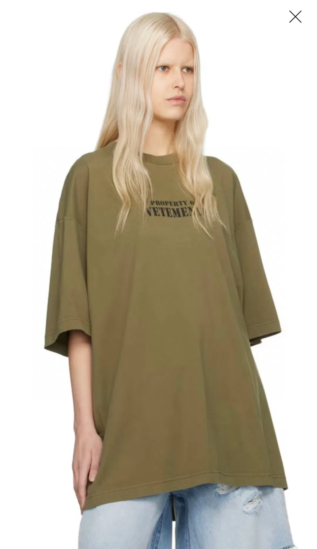 VETEMENTS 27FW ZDJWGZS 048 반팔티셔츠
