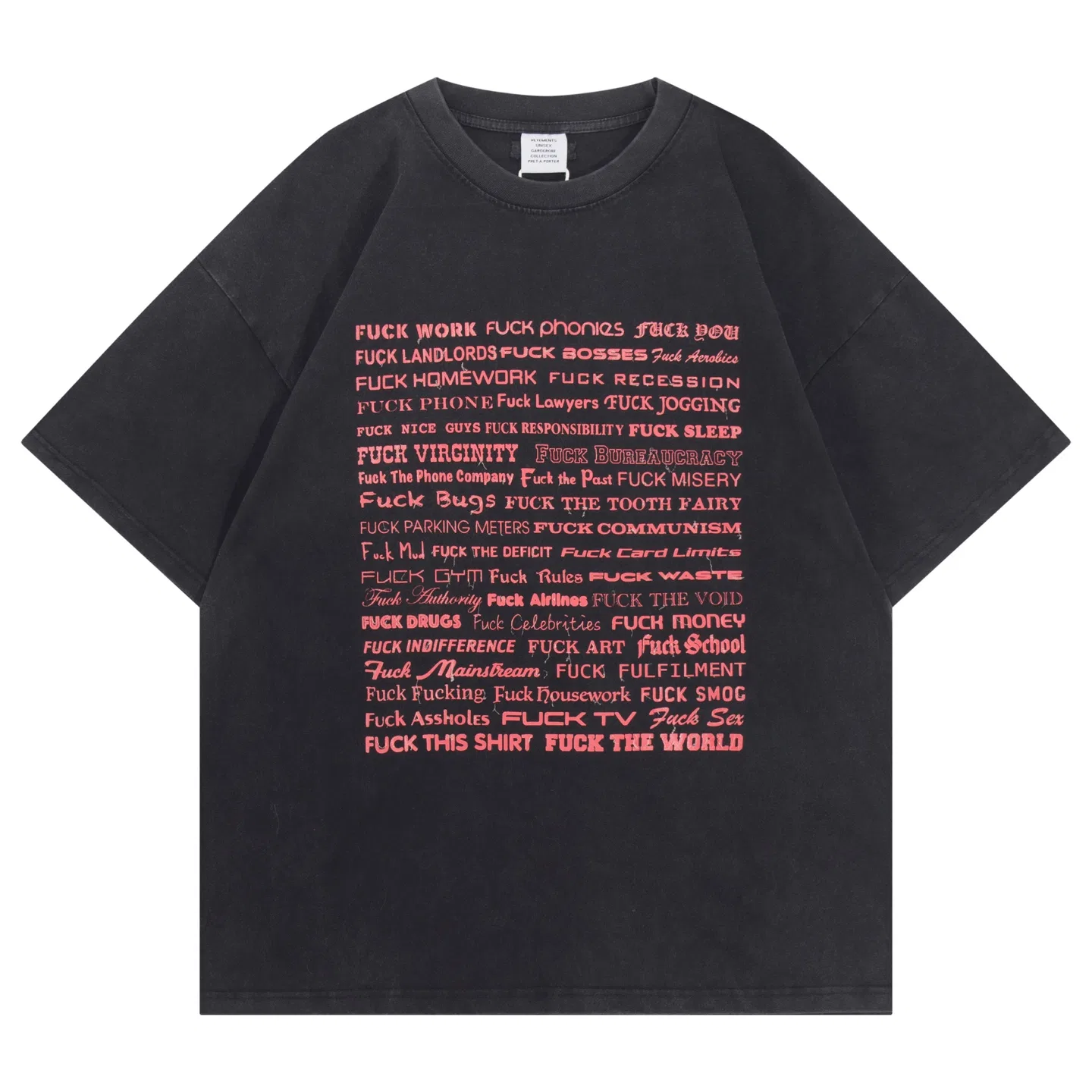 VETEMENTS 27FW ZDJWGZS 085 반팔티셔츠 3