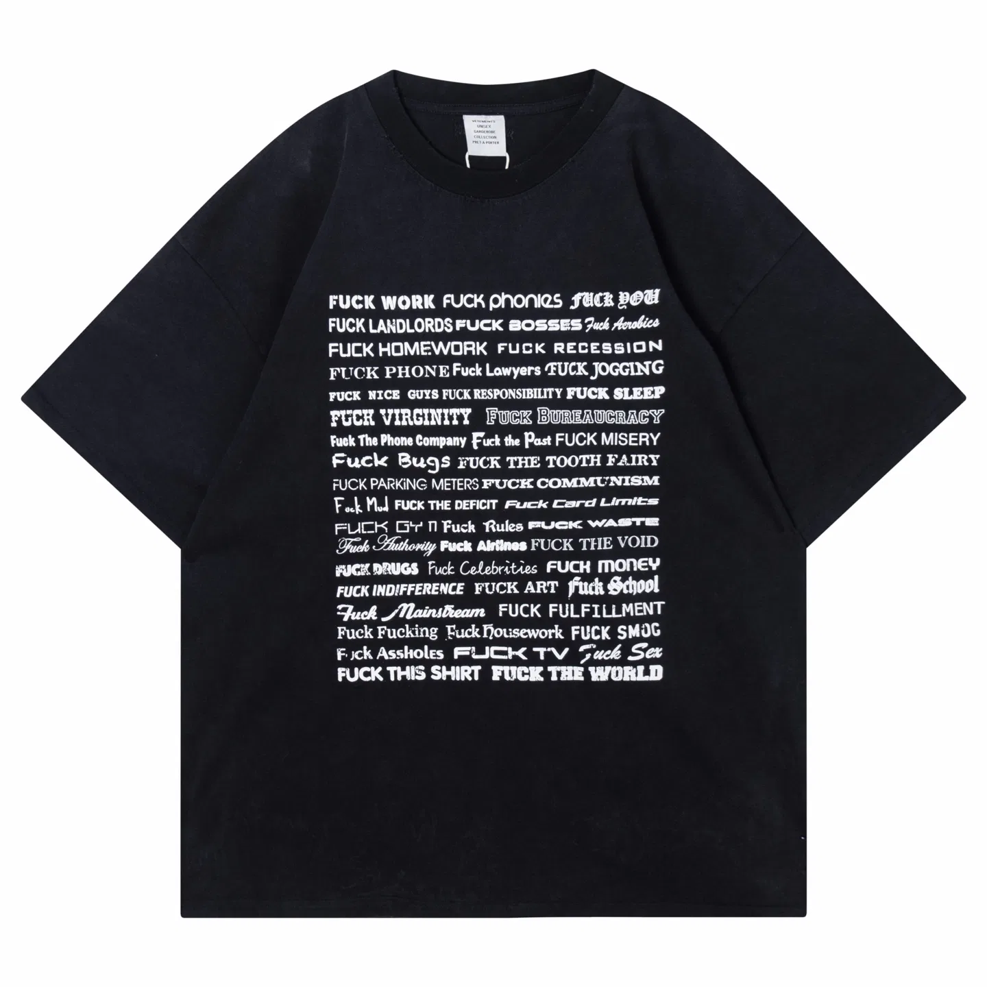 VETEMENTS 27FW ZDJWGZS 097 반팔티셔츠 3