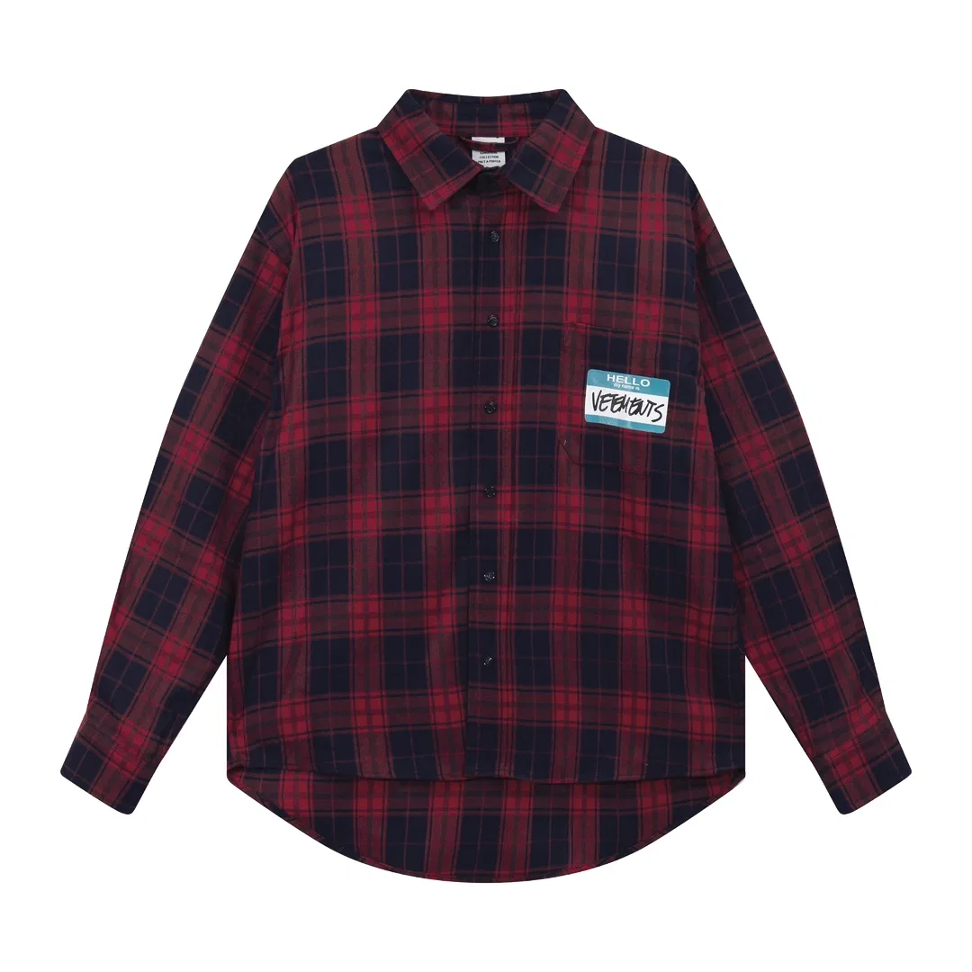 VETEMENTS 27FW ZDJWGZS 119 체크셔츠