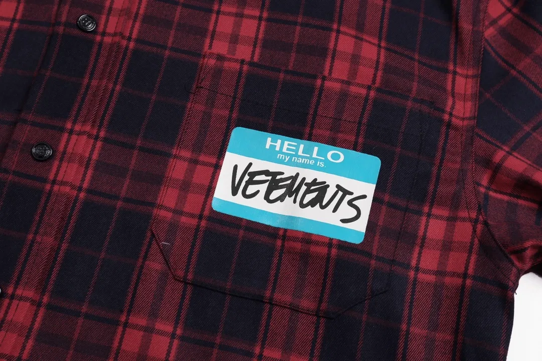 VETEMENTS 27FW ZDJWGZS 119 체크셔츠 4