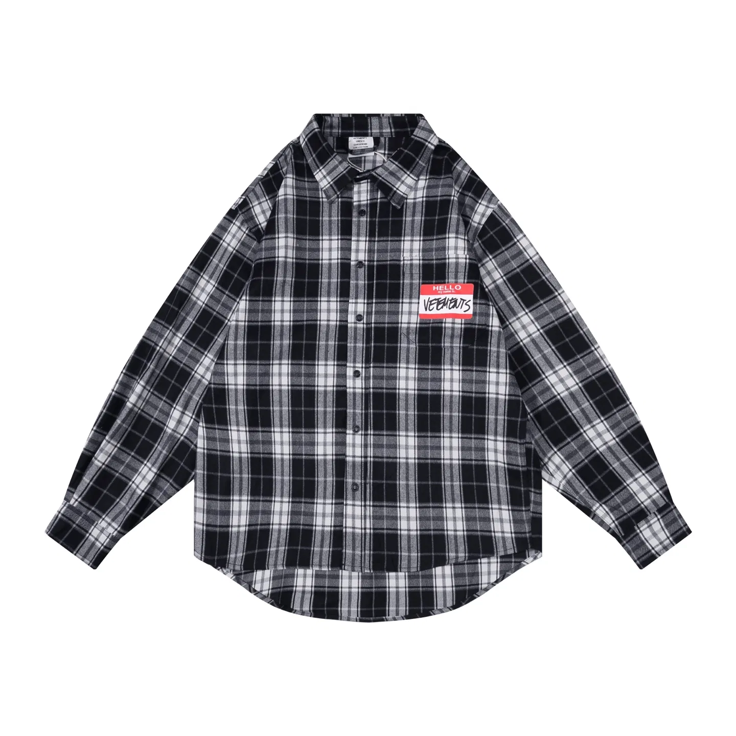 VETEMENTS 27FW ZDJWGZS 120 체크셔츠