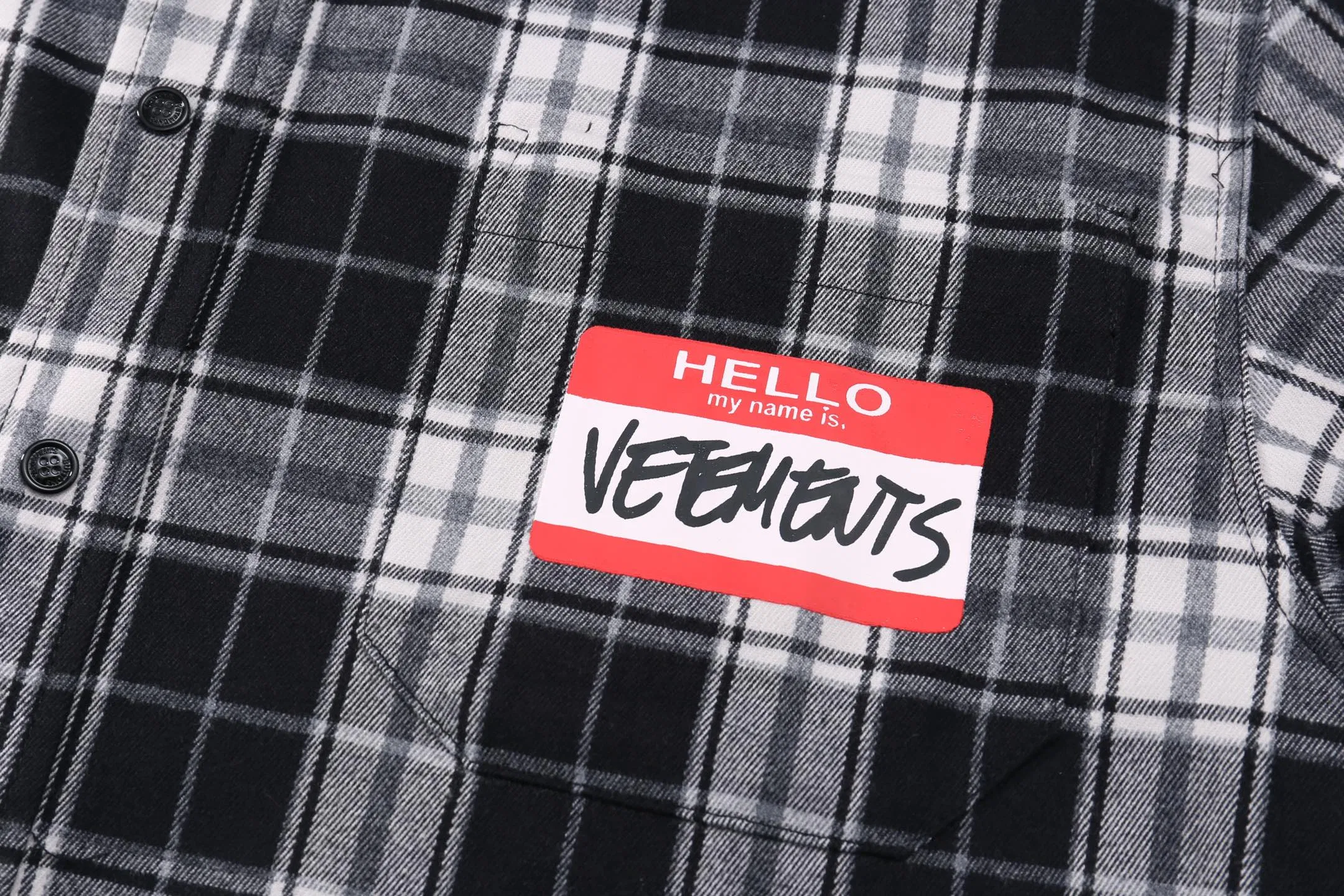 VETEMENTS 27FW ZDJWGZS 120 체크셔츠 3