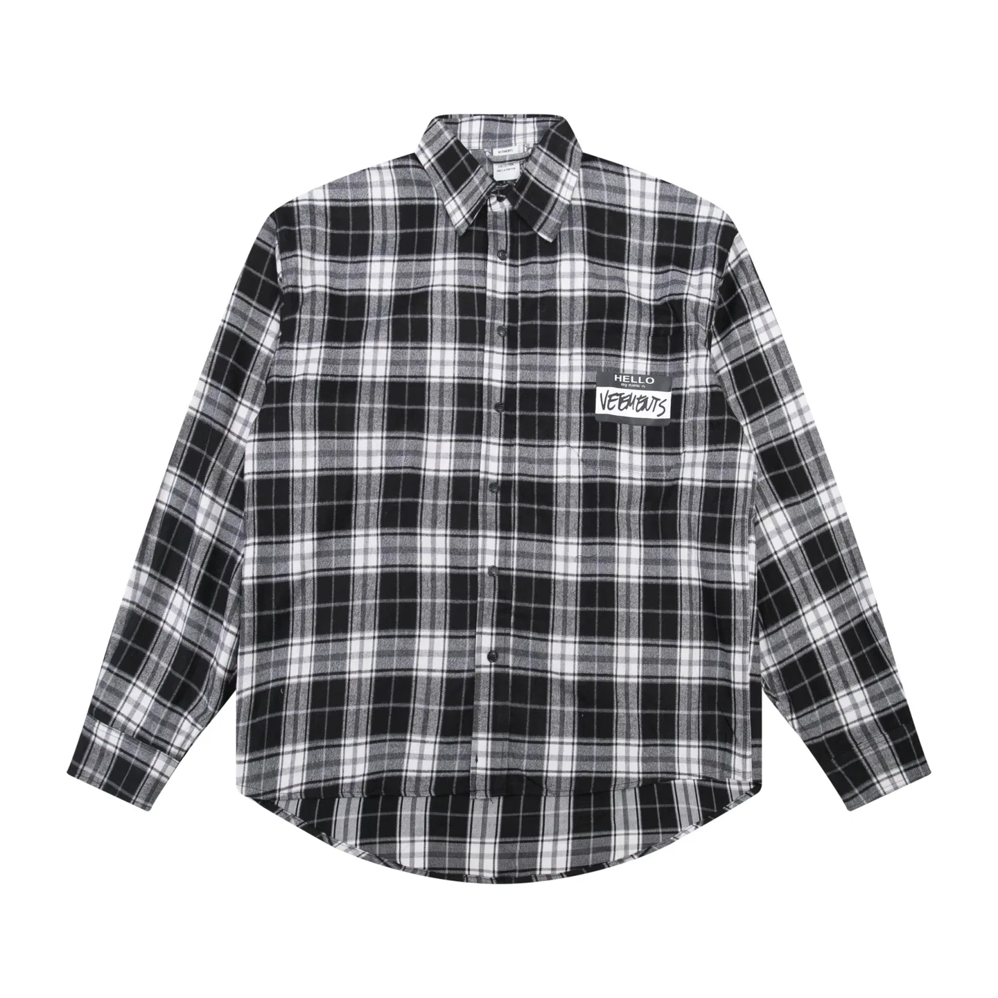 VETEMENTS 27FW ZDJWGZS 121 체크셔츠