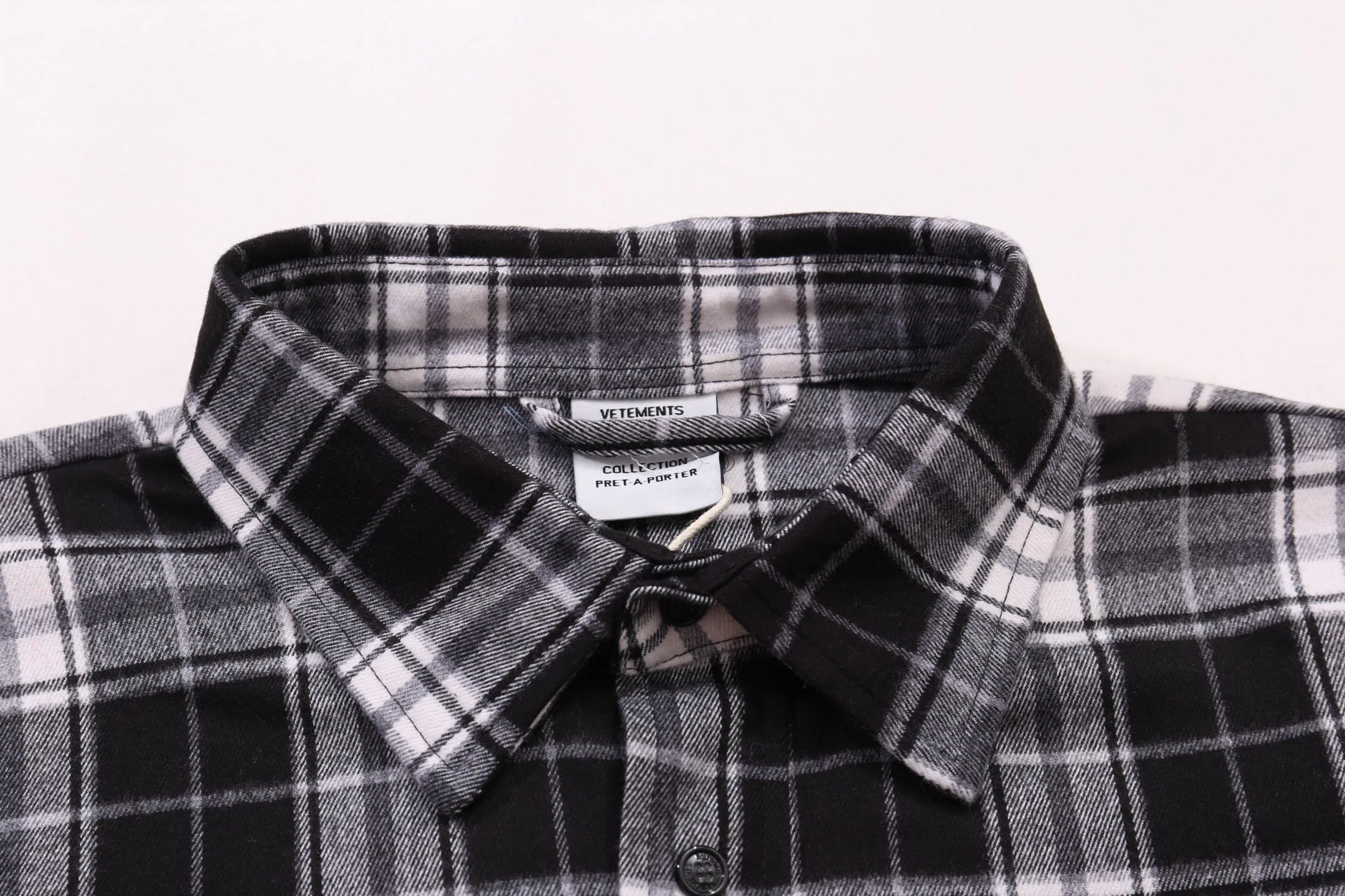 VETEMENTS 27FW ZDJWGZS 121 체크셔츠 3