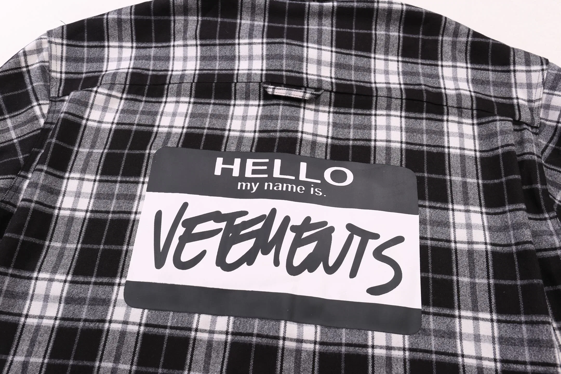 VETEMENTS 27FW ZDJWGZS 121 체크셔츠 5