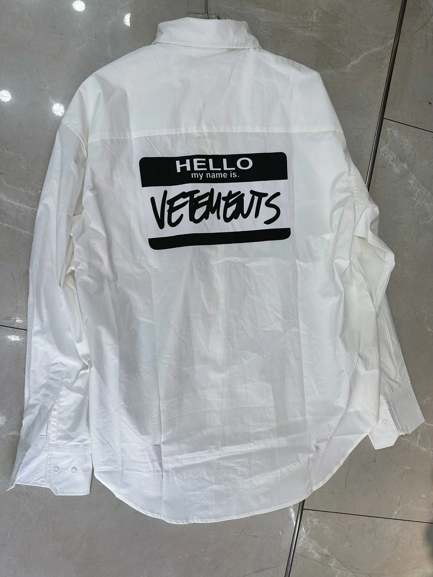 VETEMENTS 27FW ZDJWGZS 124 셔츠 4