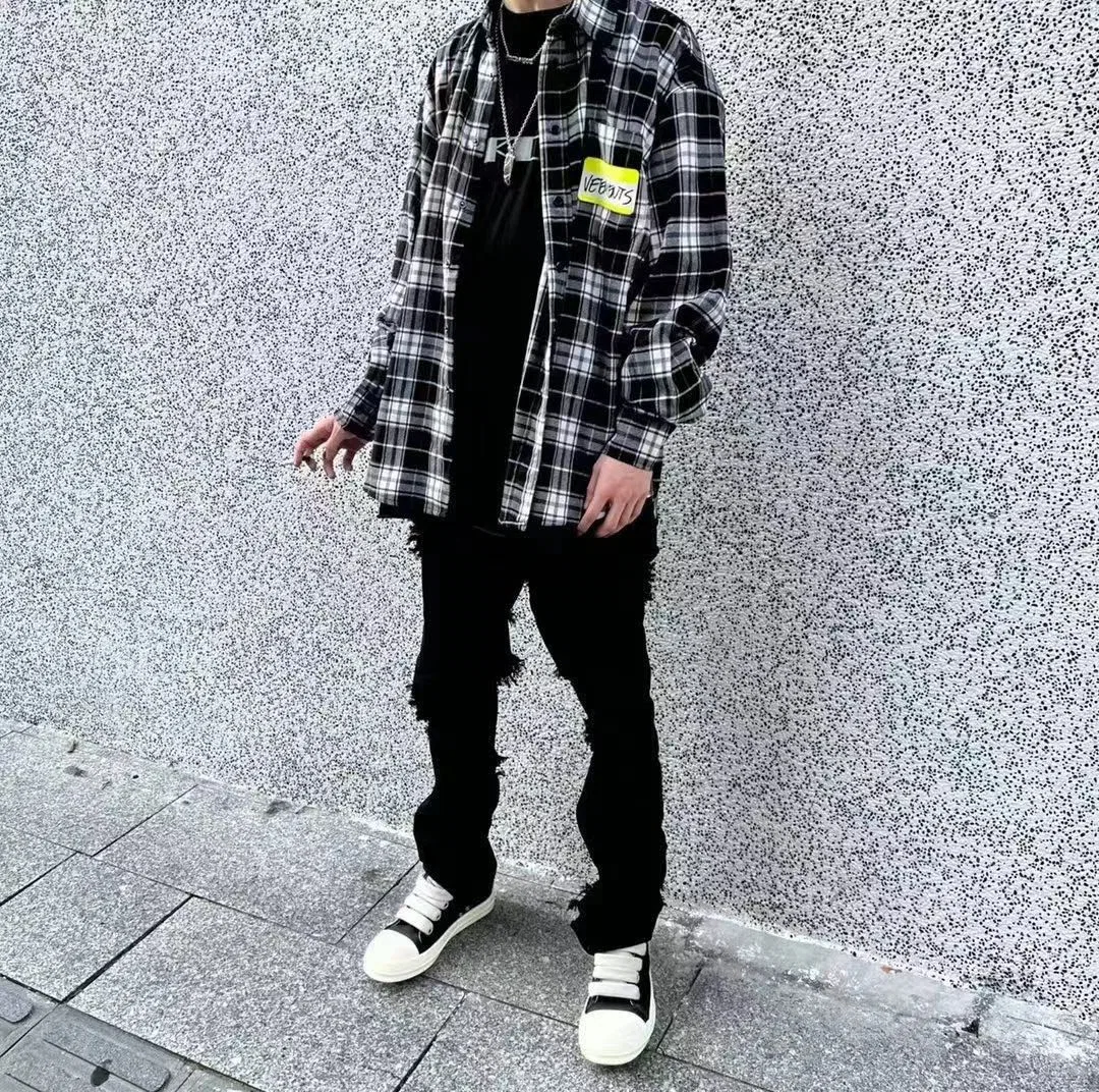 VETEMENTS 27FW ZDJWGZS 128 체크셔츠