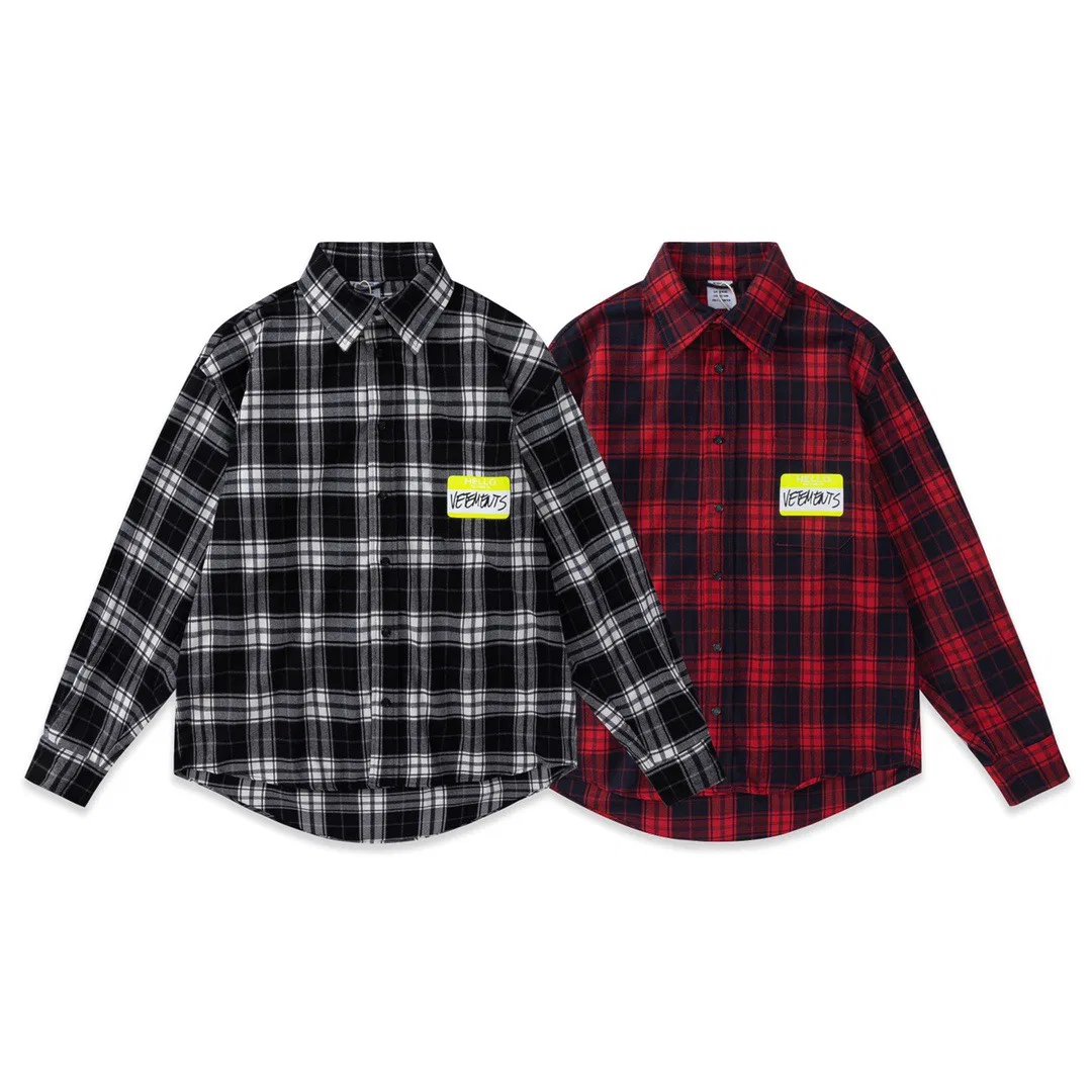 VETEMENTS 27FW ZDJWGZS 128 체크셔츠 4