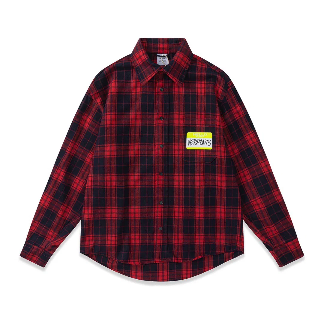 VETEMENTS 27FW ZDJWGZS 128 체크셔츠 5