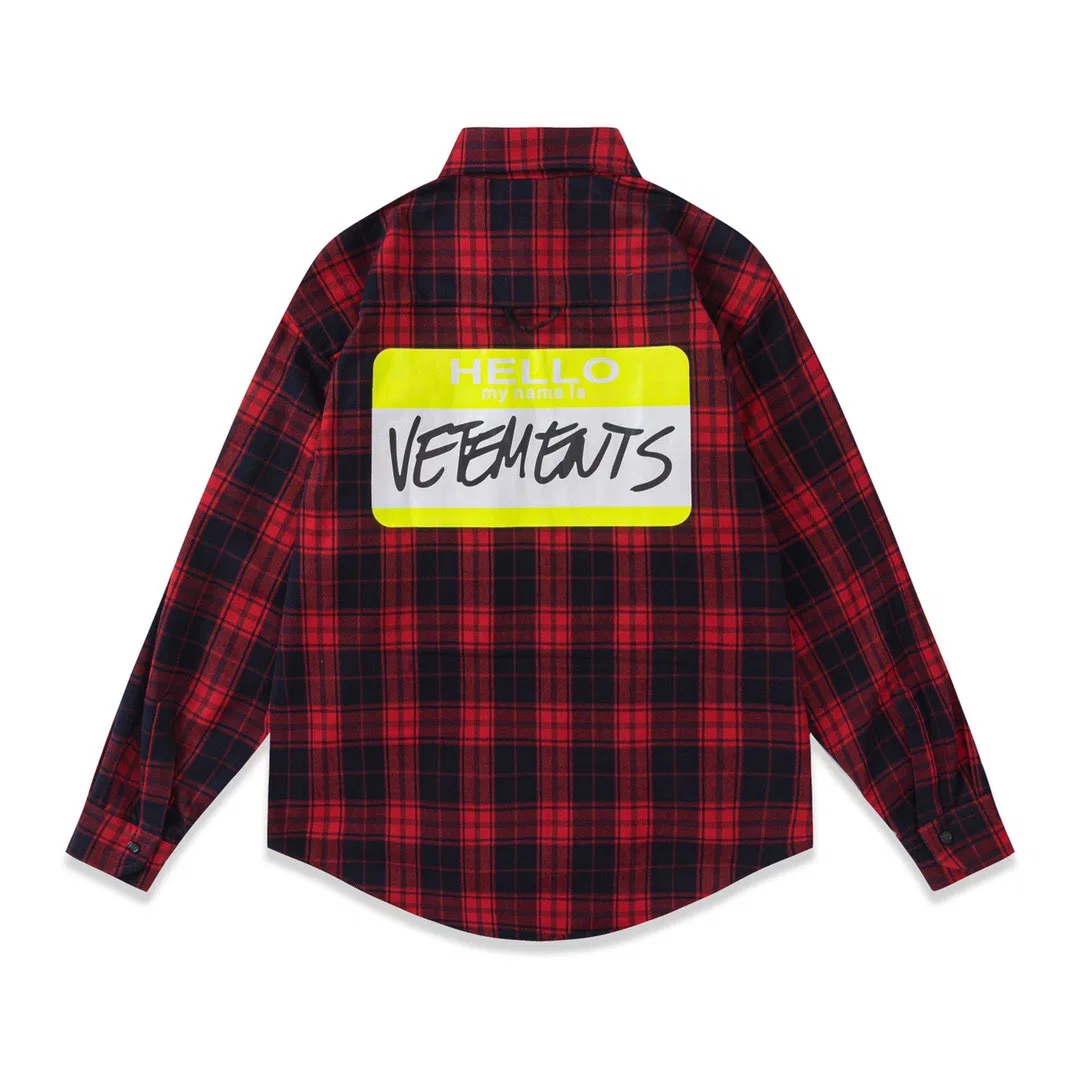 VETEMENTS 27FW ZDJWGZS 128 체크셔츠 6