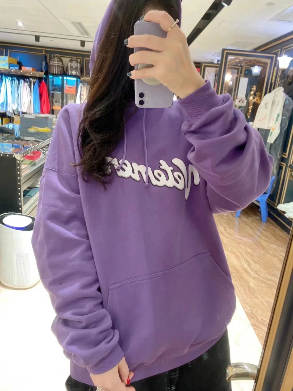 VETEMENTS 27FW ZDJWGZS 129 후드 3