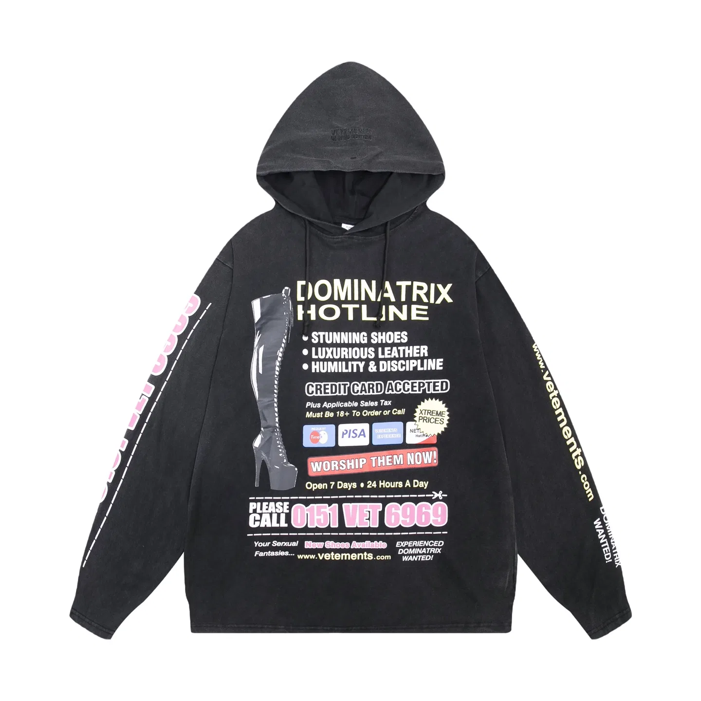 VETEMENTS 27FW ZDJWGZS 154 후드