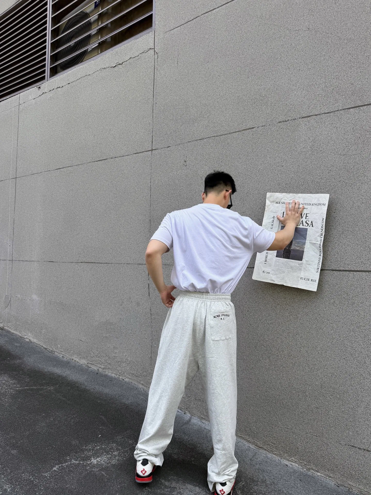 ACNE 27FW KCVQJTH 001 스웻팬츠 14