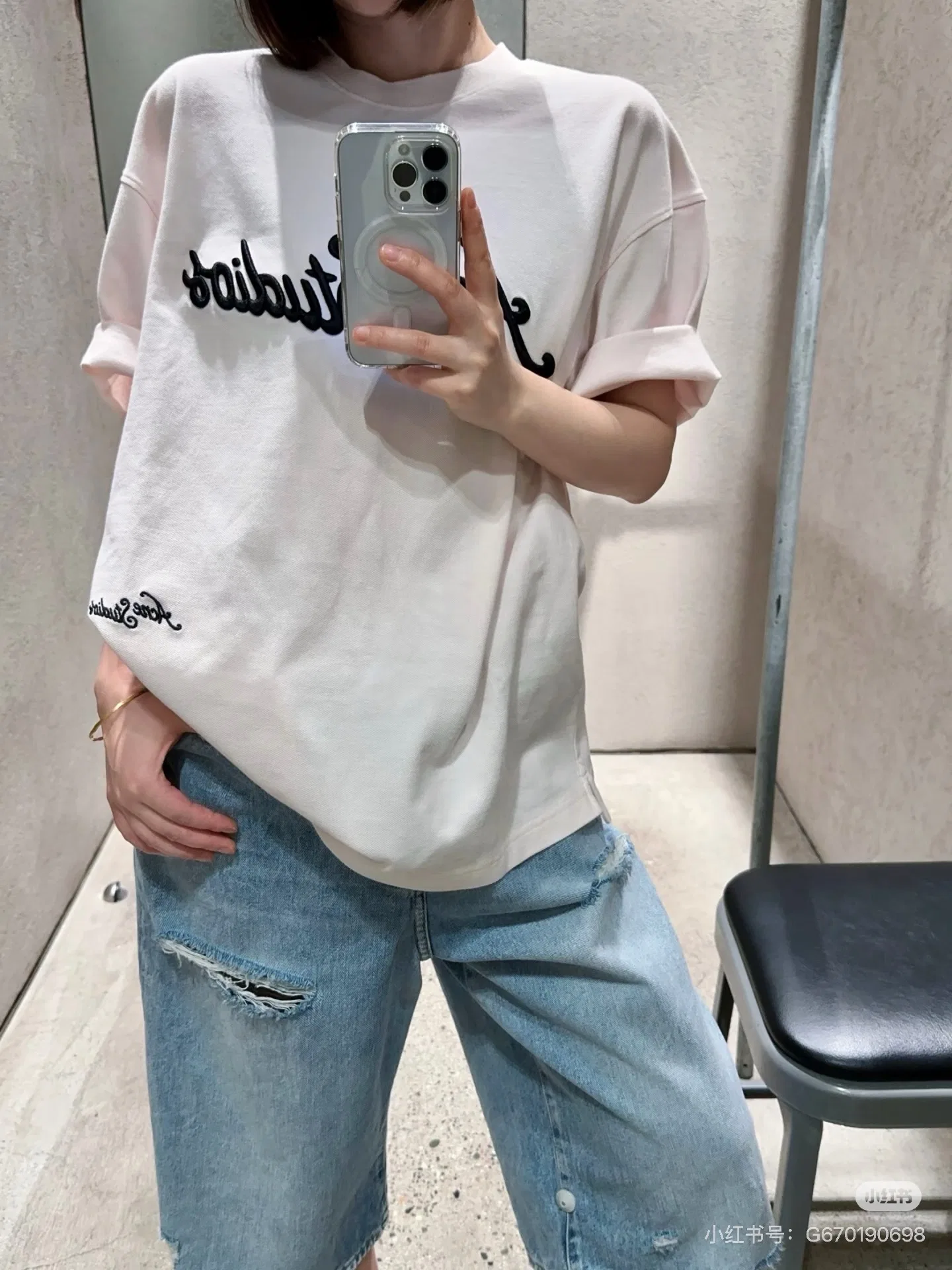 ACNE 27FW RVYVYXA 001 데님숏츠 13