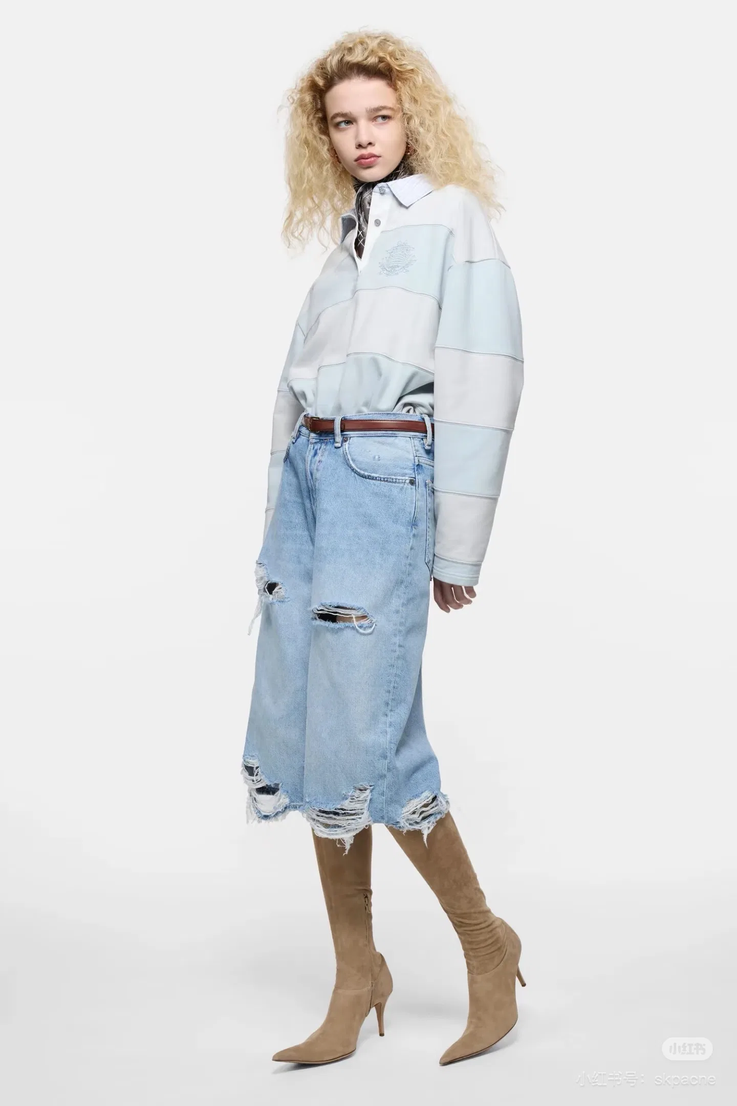 ACNE 27FW RVYVYXA 001 데님숏츠 20