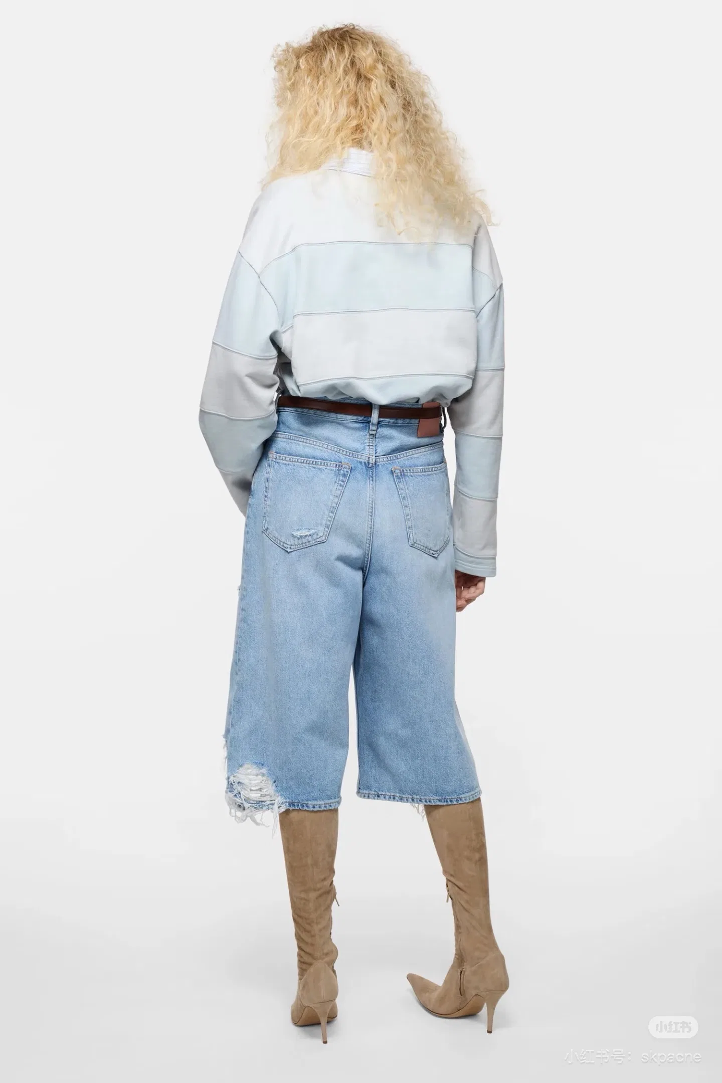 ACNE 27FW RVYVYXA 001 데님숏츠 21