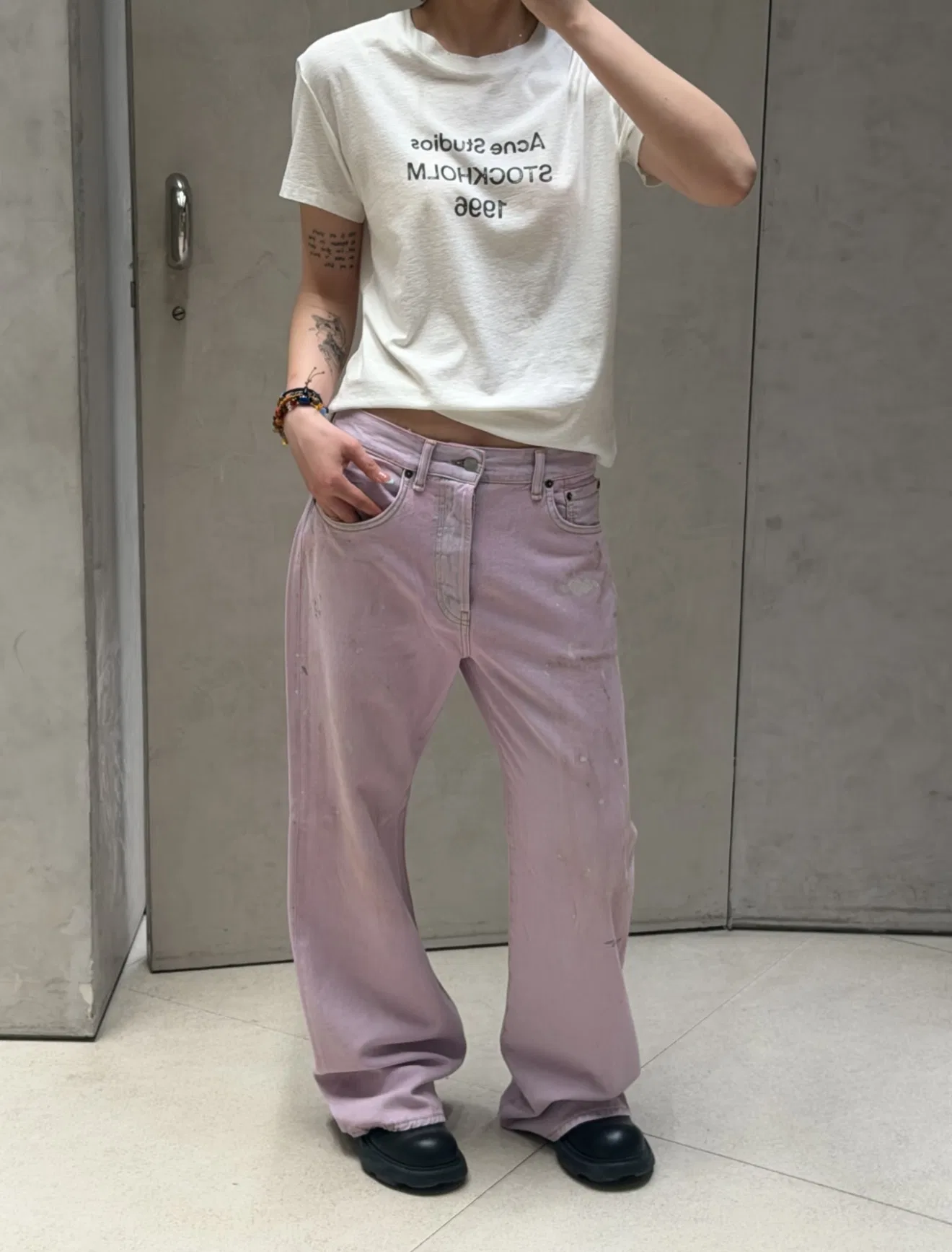 ACNE 27FW RVYVYXA 003 데님팬츠 9