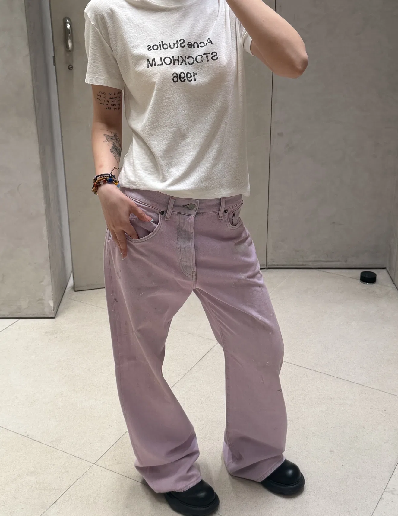 ACNE 27FW RVYVYXA 003 데님팬츠 10