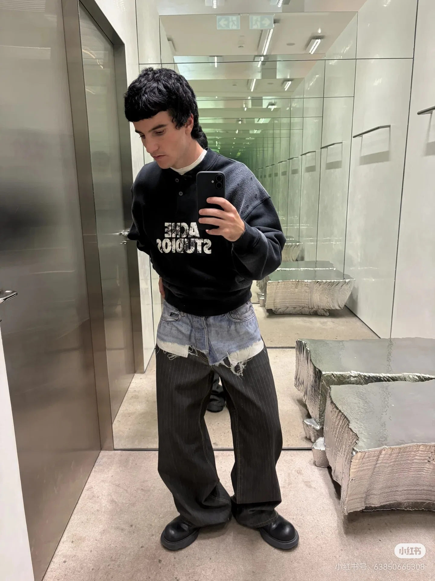 ACNE 27FW RVYVYXA 007 데님팬츠 17