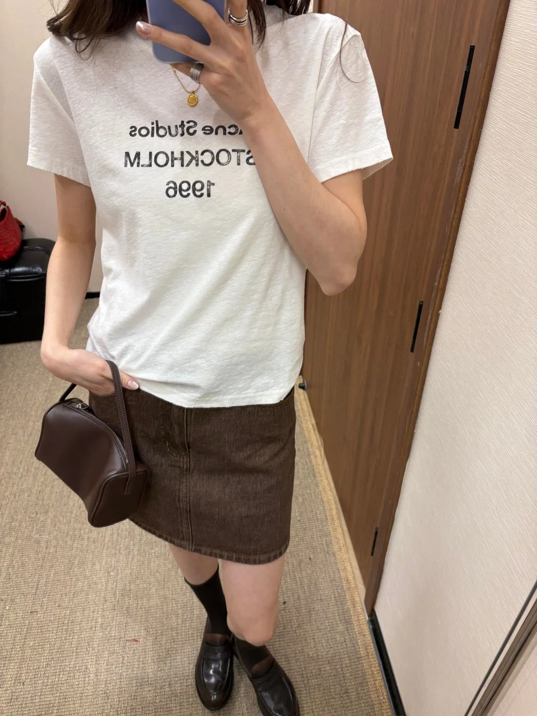 ACNE 27FW VYNUMFZ 005 반팔티셔츠 32