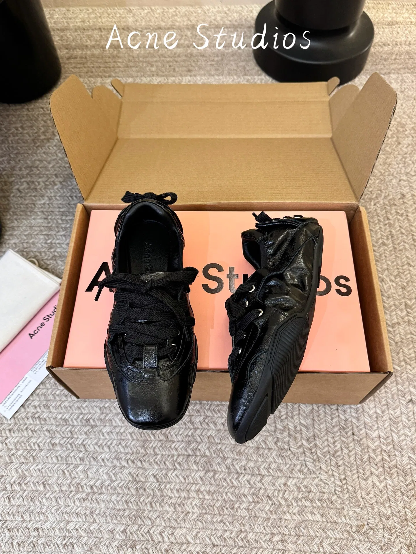 ACNE 27FW YPDDVBM 001 운동화 8