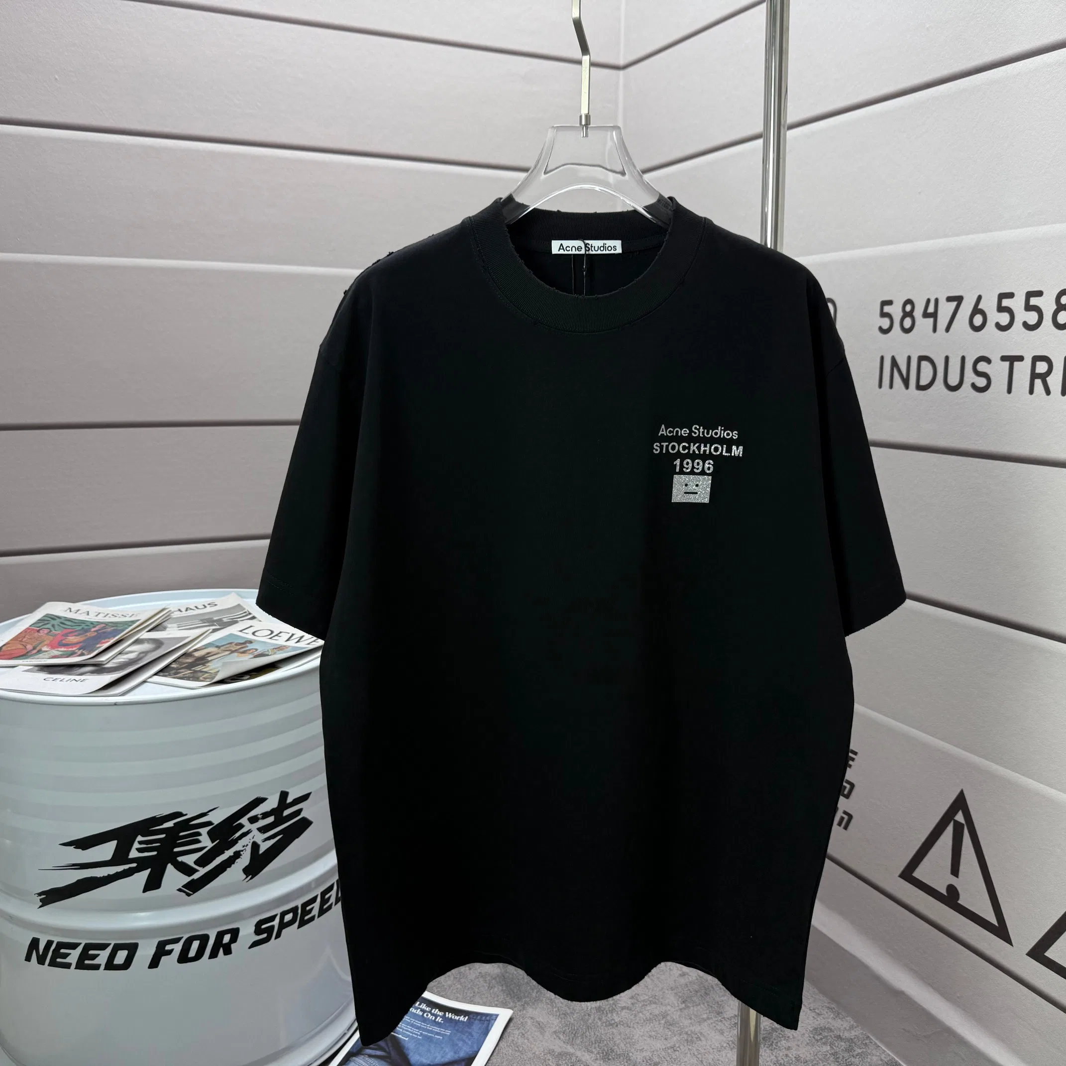 ACNE 27FW YSCEBJX 001 반팔티셔츠 44