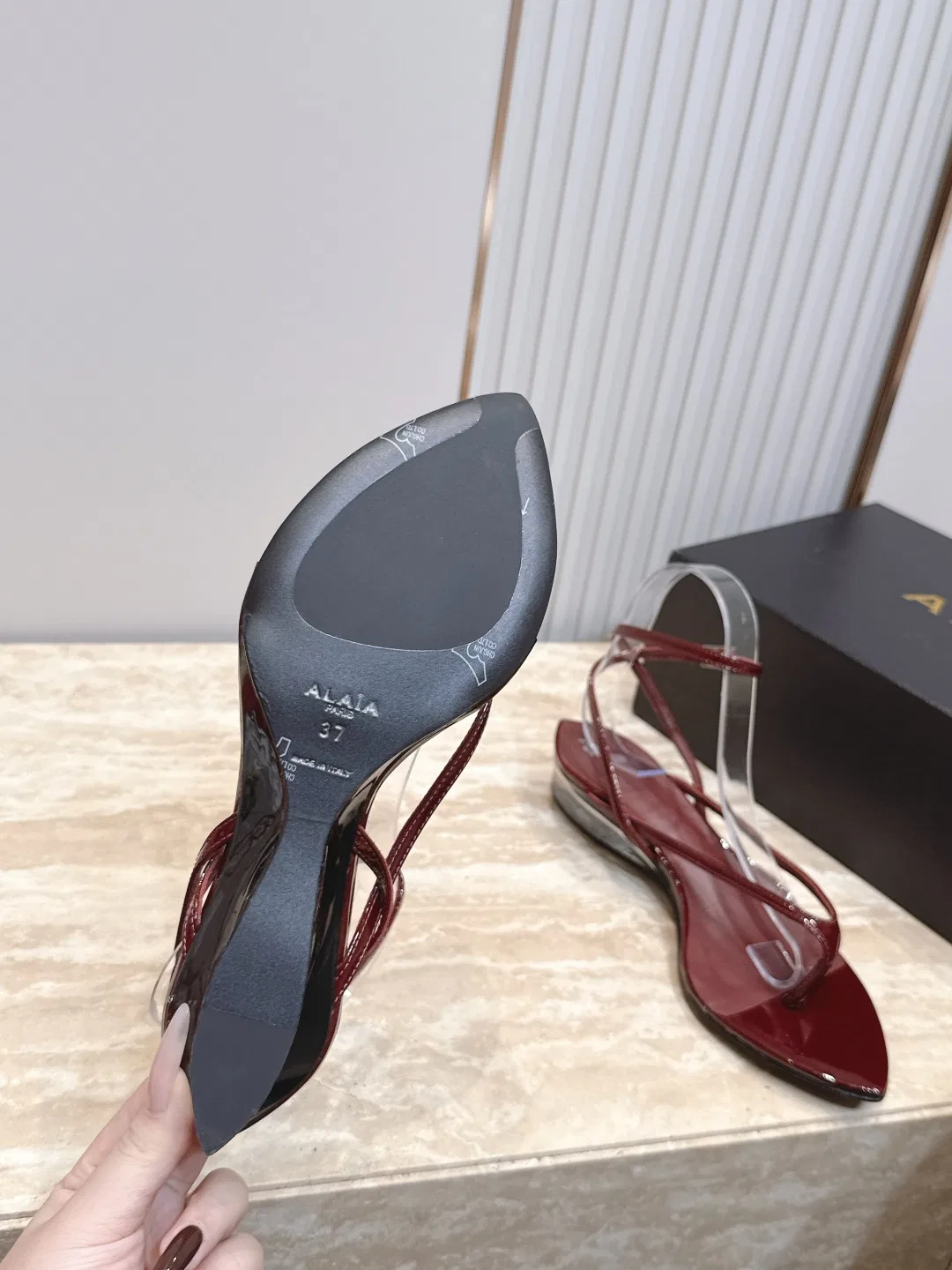 ALAIA 27FW WAUSUNH 010 구두 32