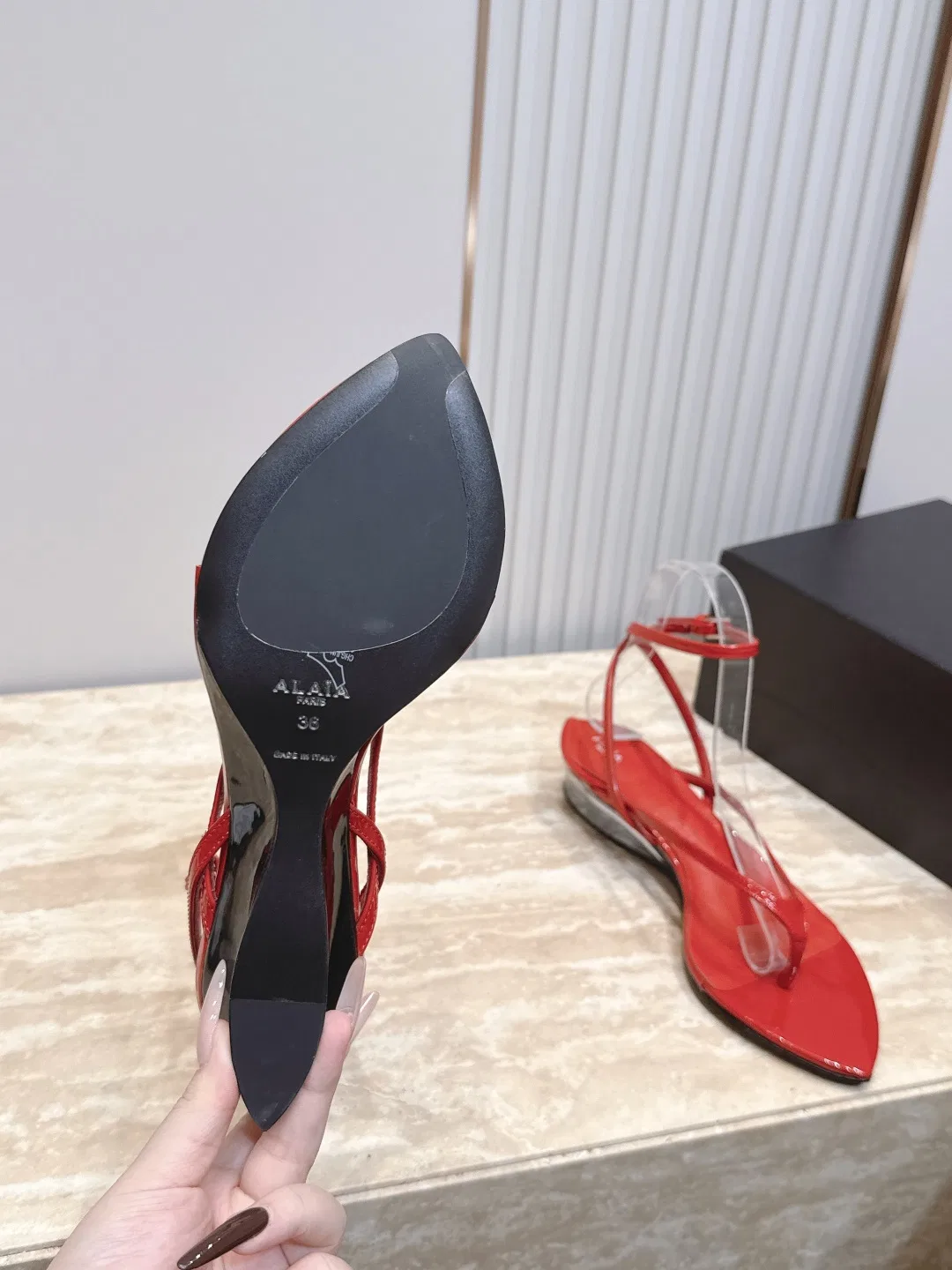 ALAIA 27FW WAUSUNH 010 구두 42