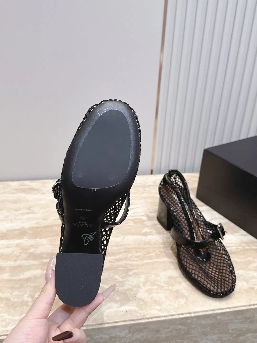 ALAIA 27FW WAUSUNH 011 구두 40