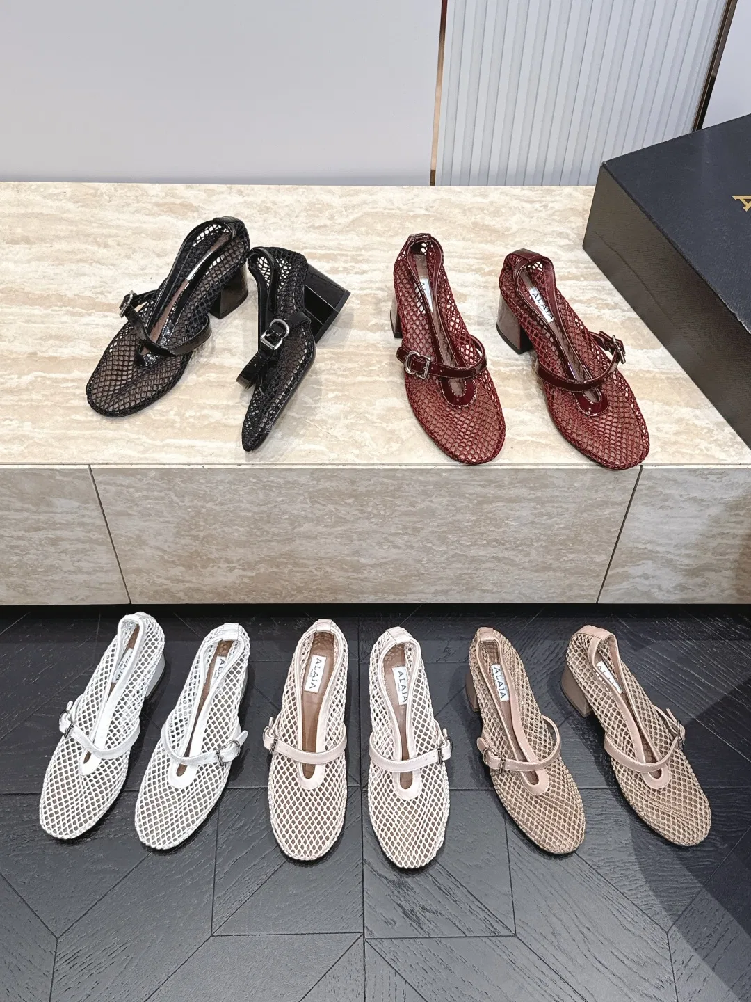 ALAIA 27FW WAUSUNH 011 구두 43
