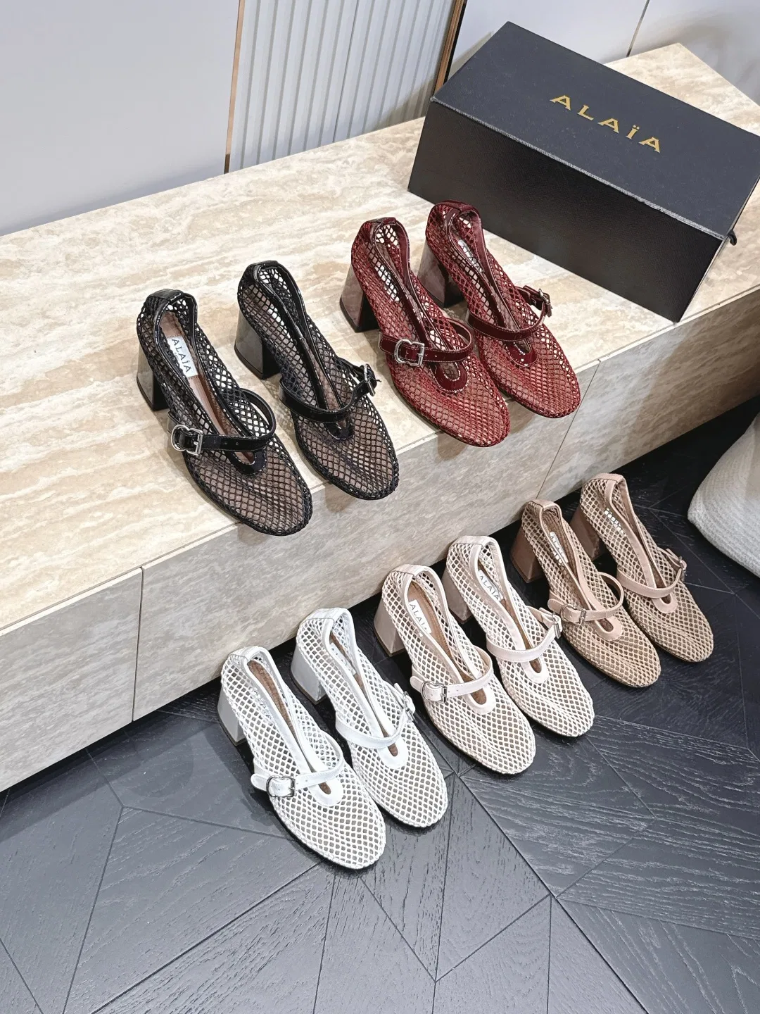 ALAIA 27FW WAUSUNH 011 구두 44