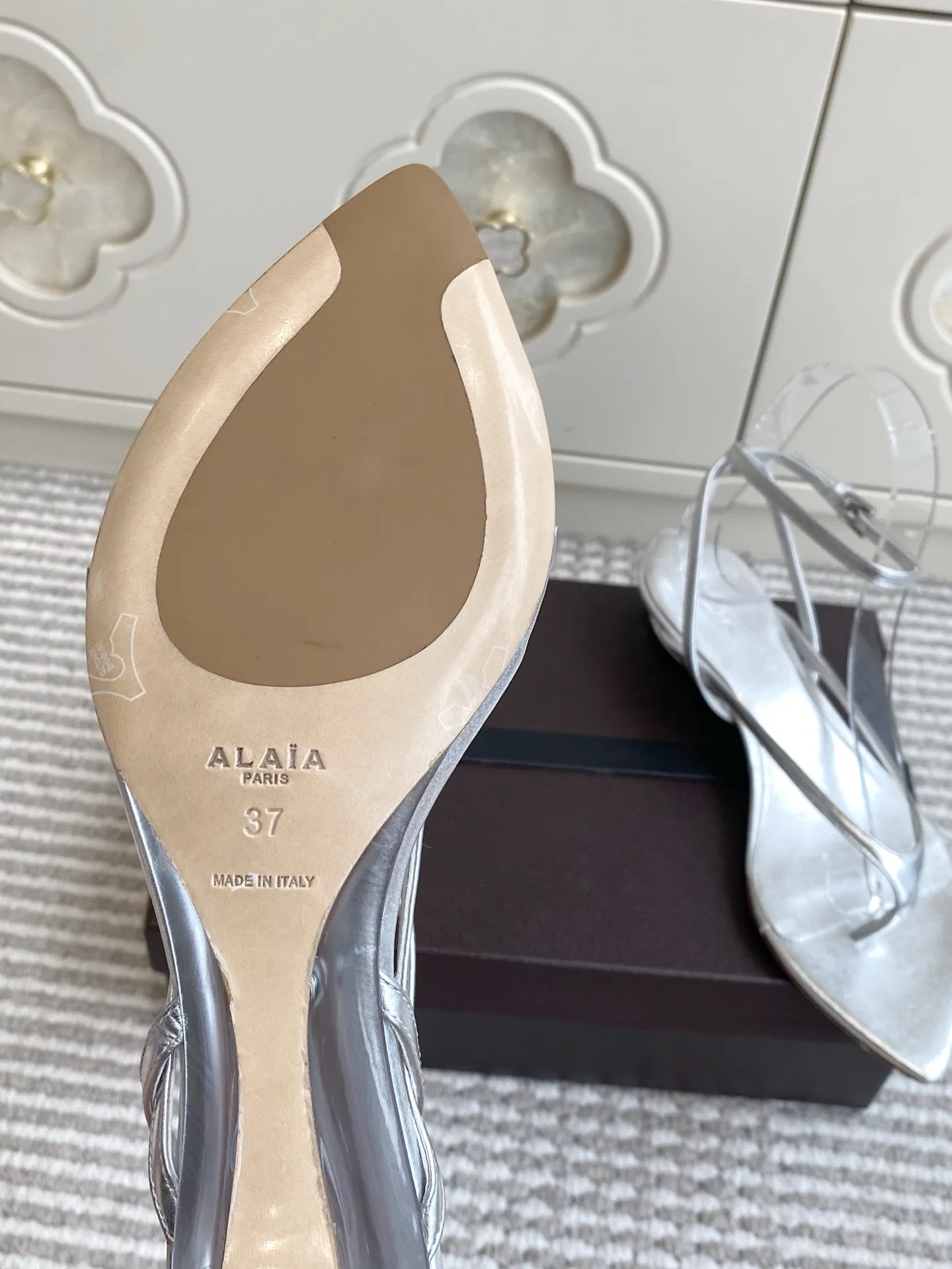 ALAIA 27FW WAUSUNH 012 구두 40