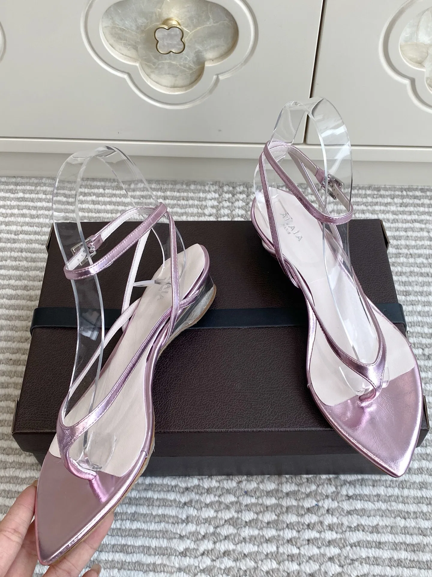 ALAIA 27FW WAUSUNH 012 구두 42