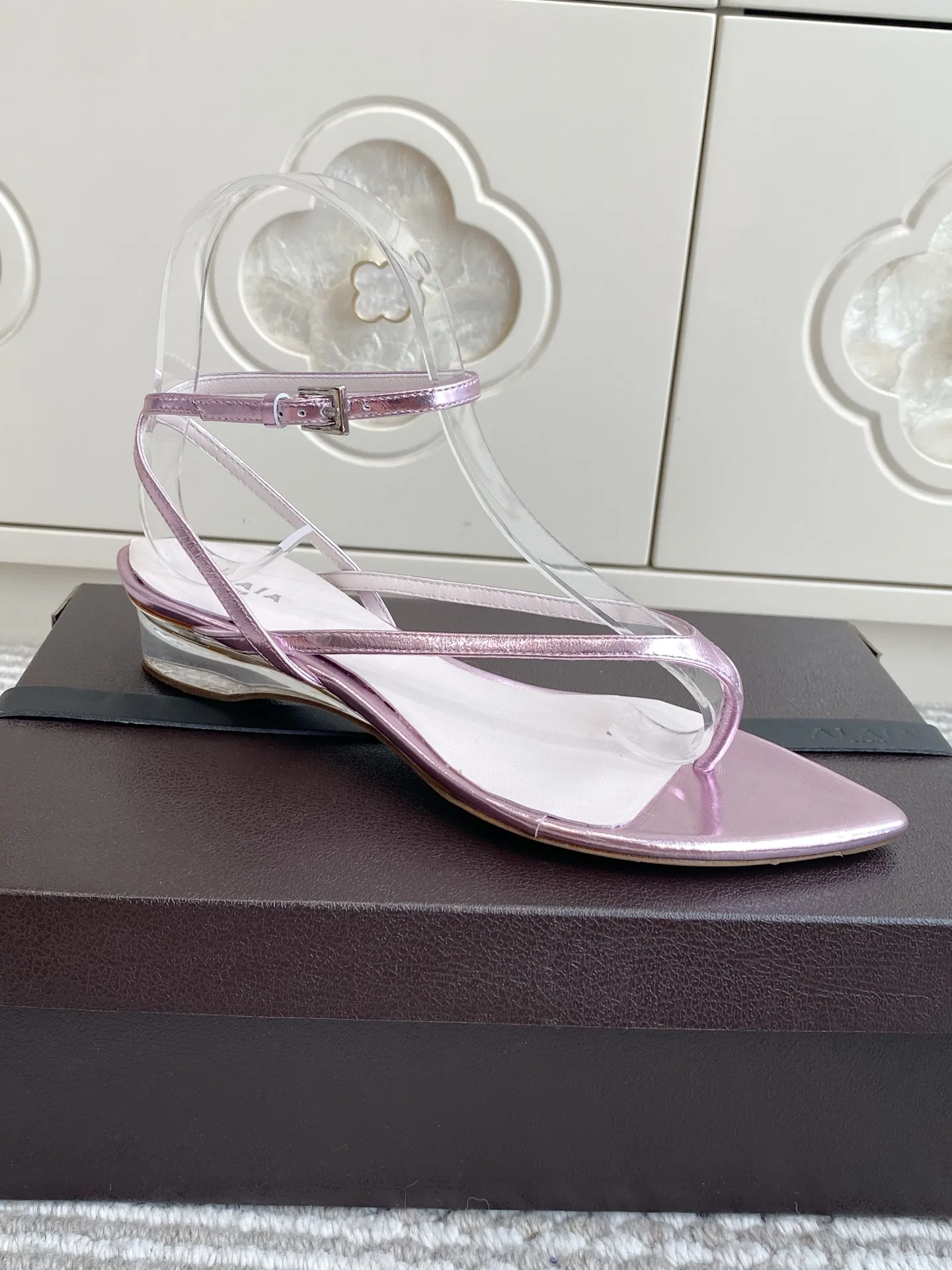 ALAIA 27FW WAUSUNH 012 구두 44