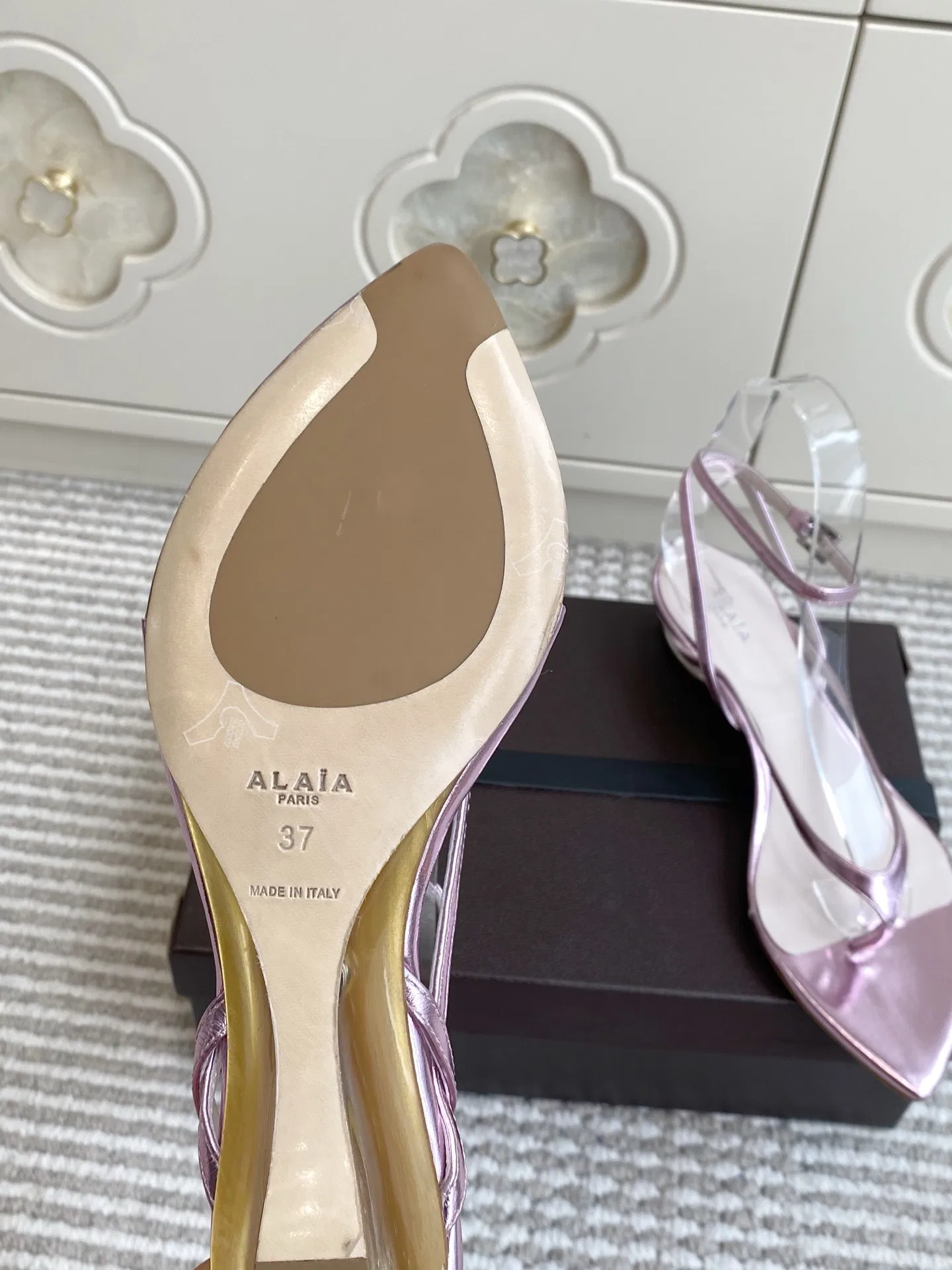 ALAIA 27FW WAUSUNH 012 구두 47