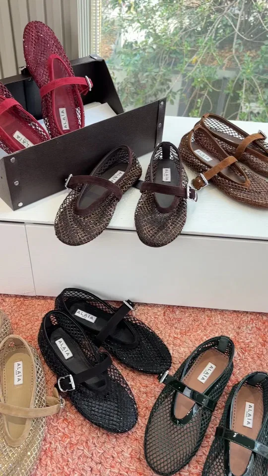 ALAIA 27FW WAUSUNH 013 플랫슈즈 36