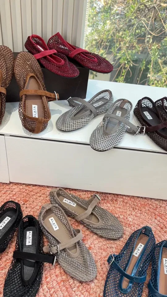 ALAIA 27FW WAUSUNH 013 플랫슈즈 37